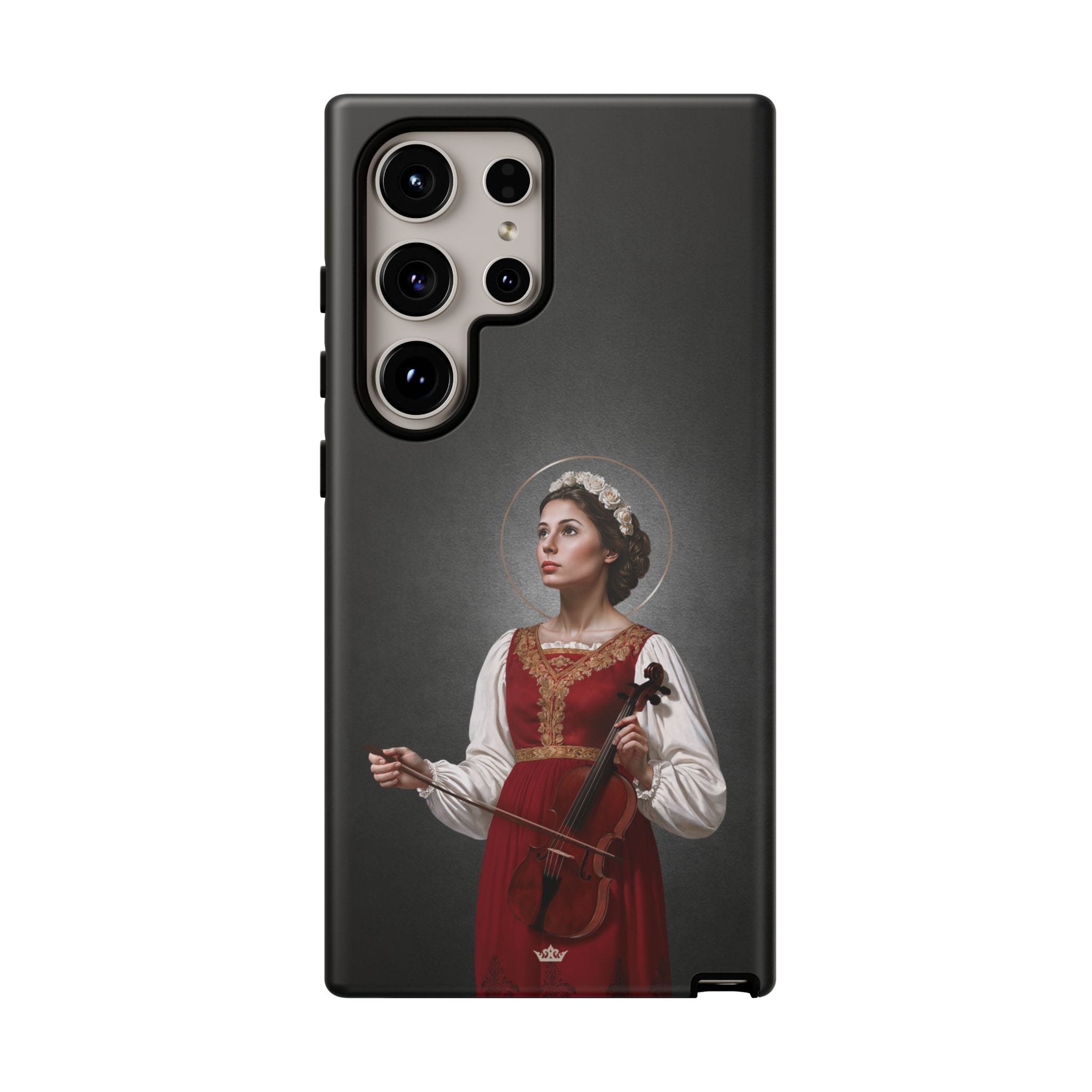 St. Cecilia Hard Phone Case (Dark) Copyright VENXARA