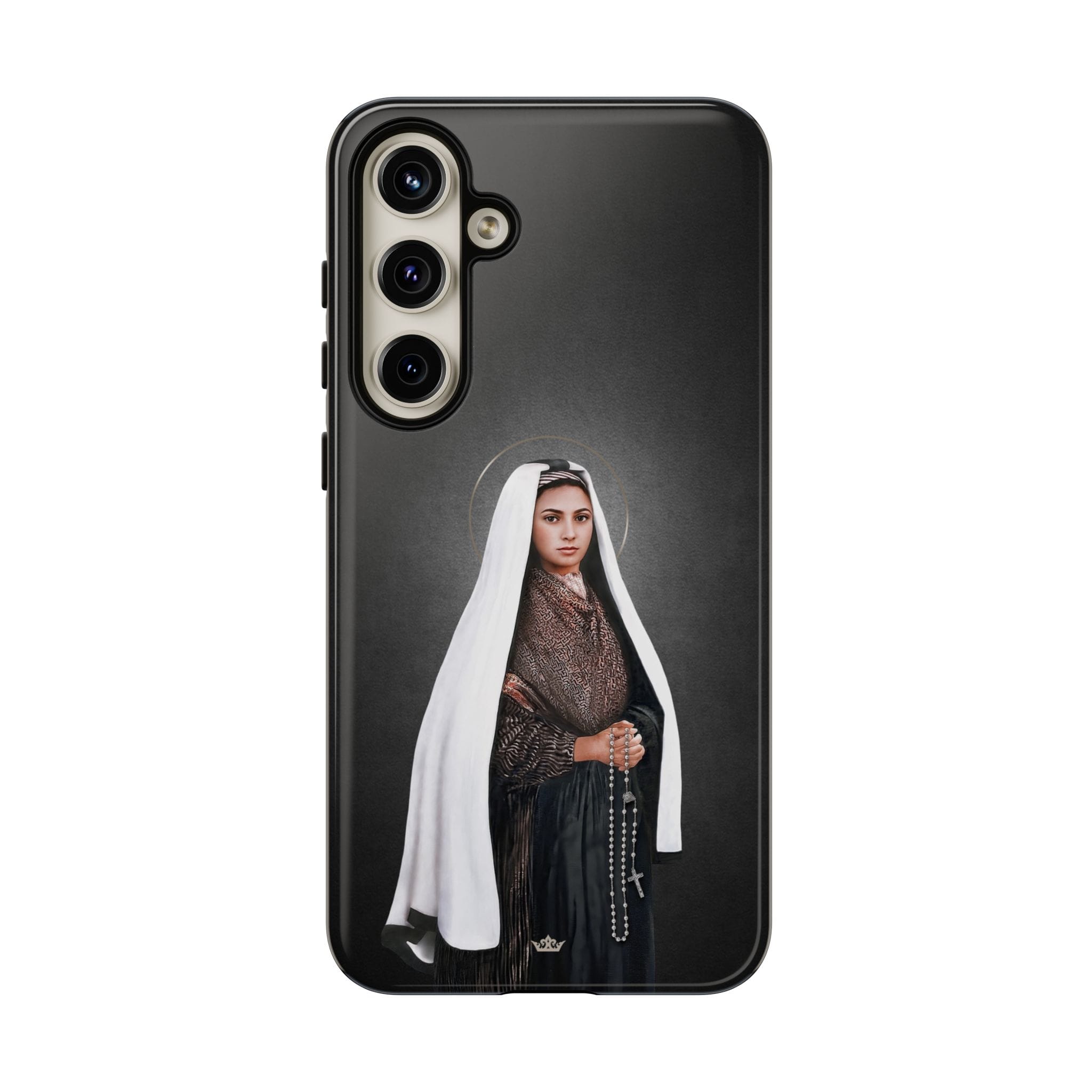St. Bernadette Hard Phone Case (Dark) Copyright VENXARA