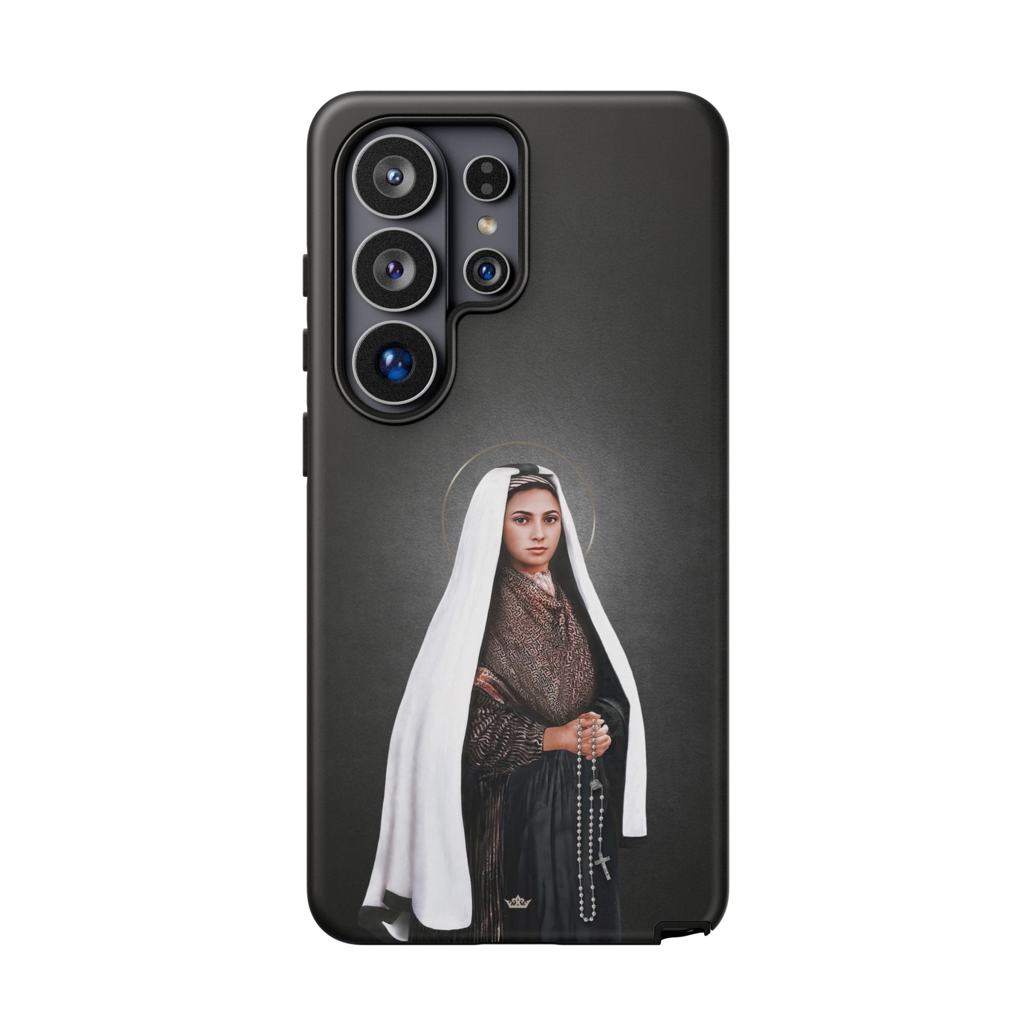 St. Bernadette Hard Phone Case (Dark) Copyright VENXARA