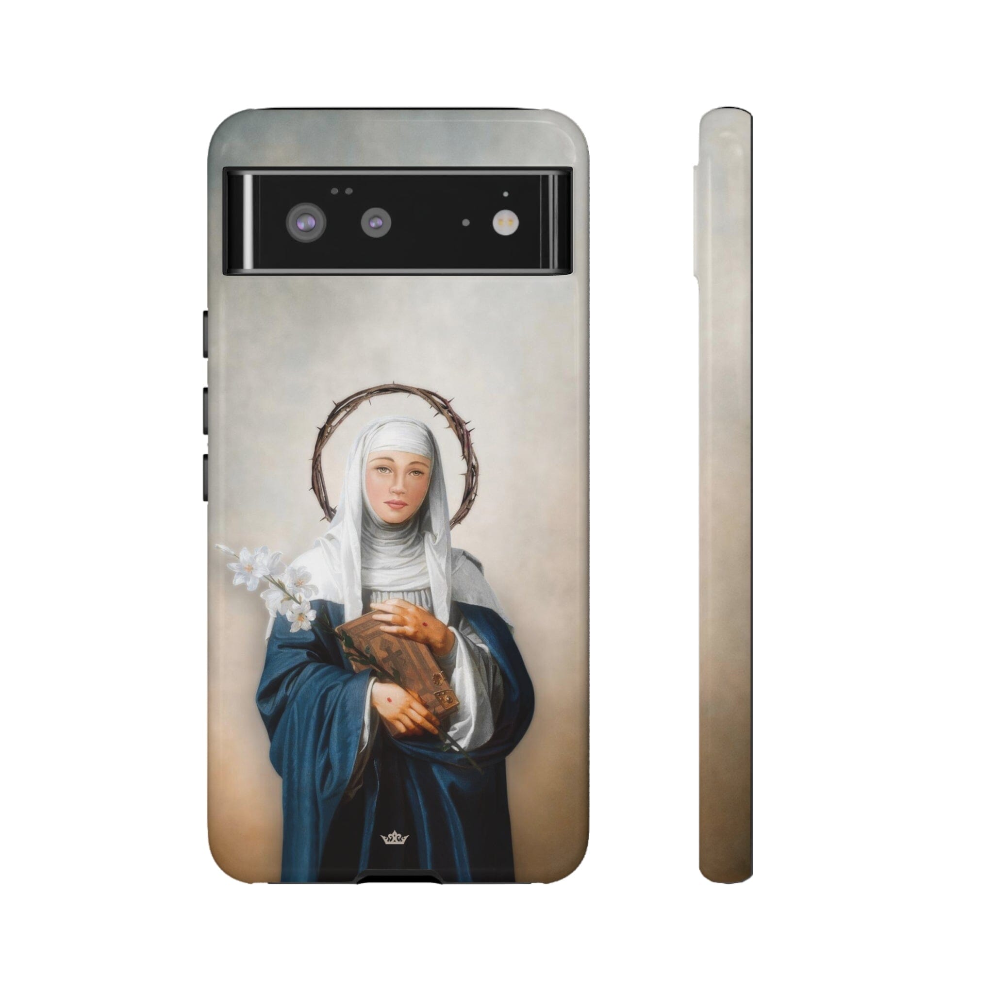 St. Catherine of Siena Hard Phone Case (Light)