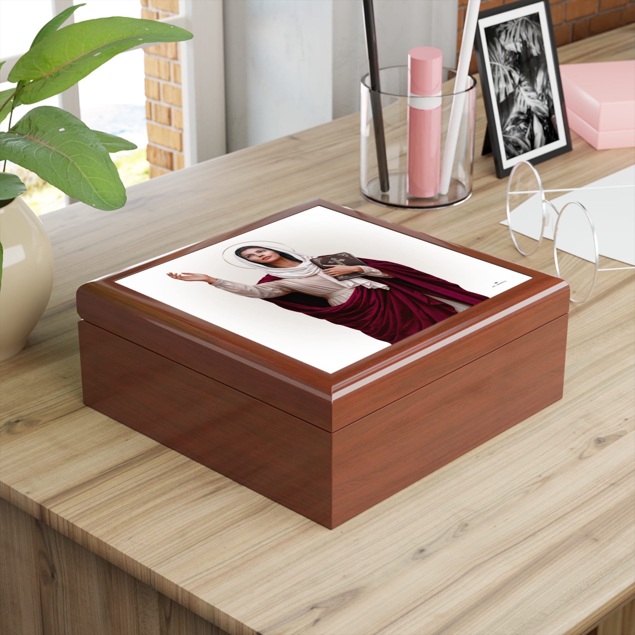 St. Monica Keepsake Box Copyright VENXARA