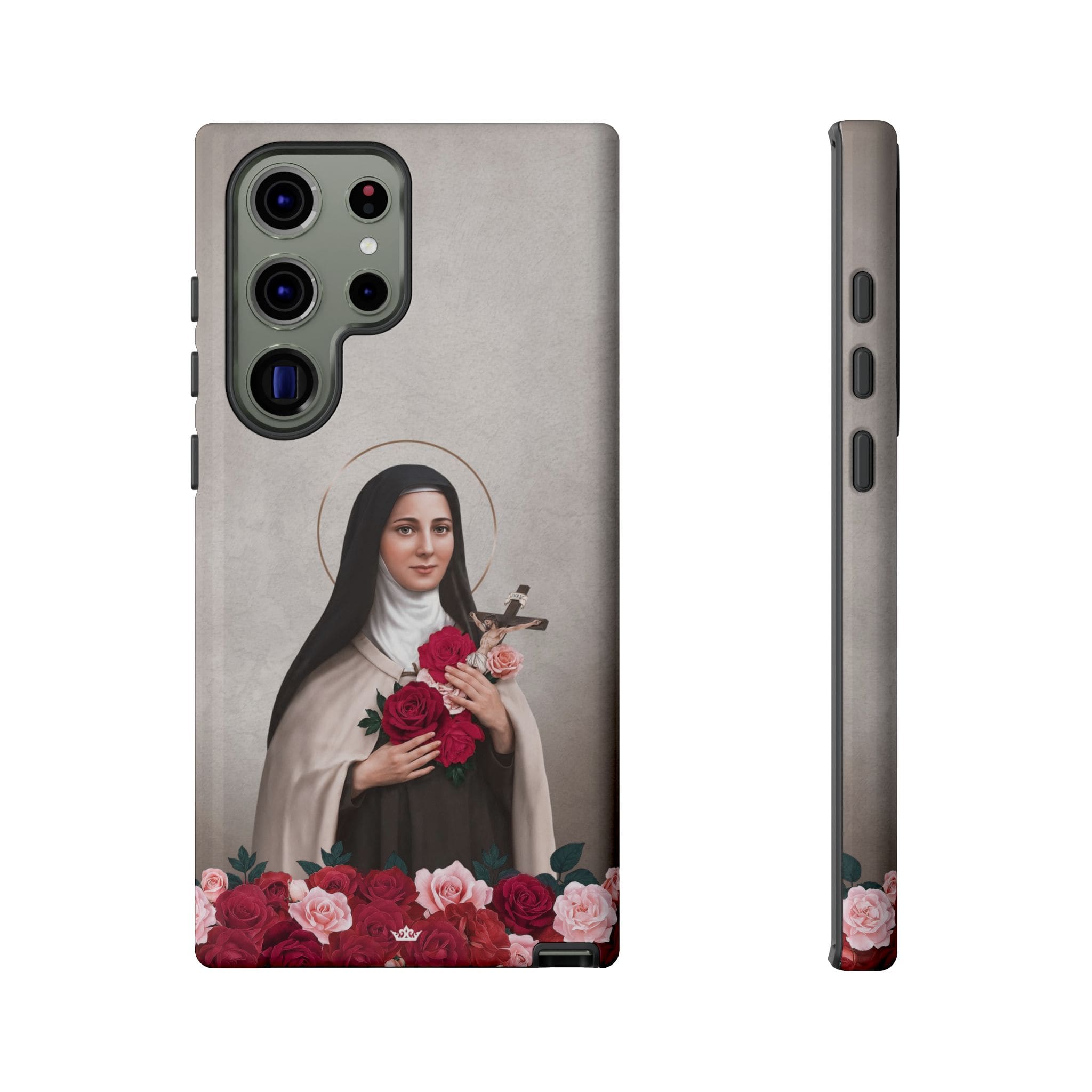 St. Therese of Lisieux Hard Phone Case (Light) Copyright VENXARA