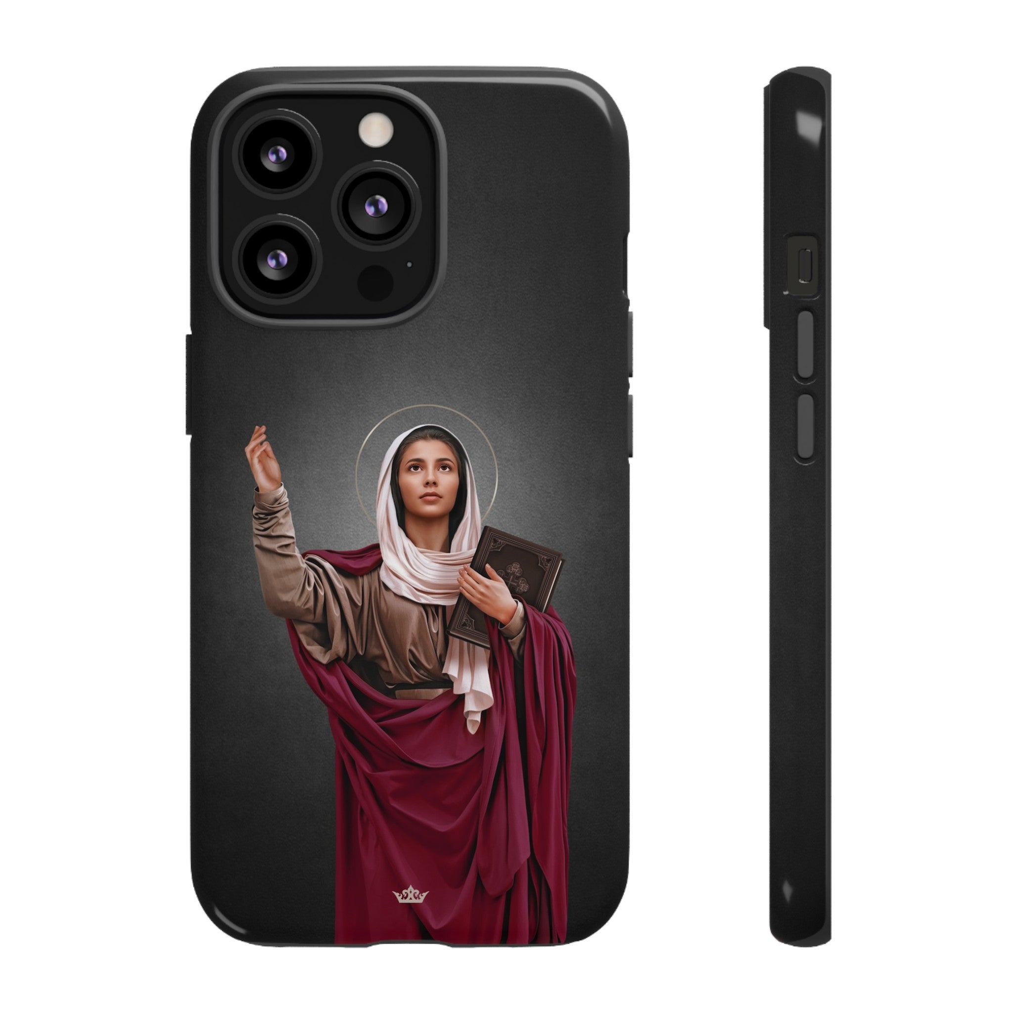 St. Monica Hard Phone Case (Dark)