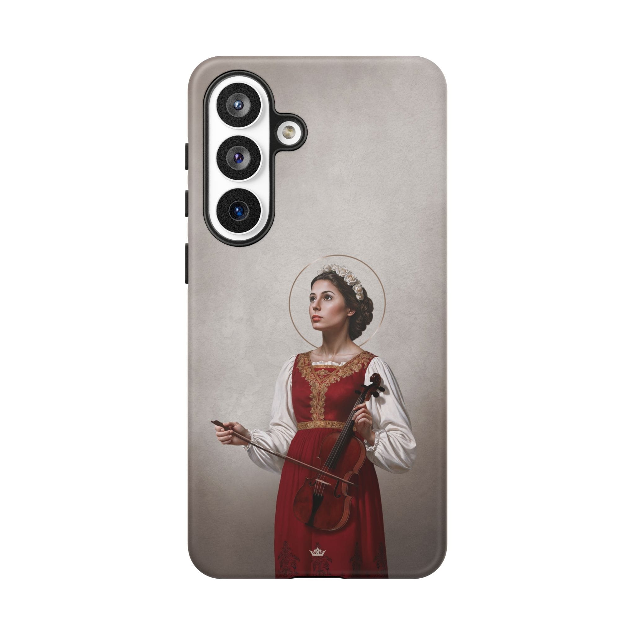 St. Cecilia Hard Phone Case (Light) Copyright VENXARA