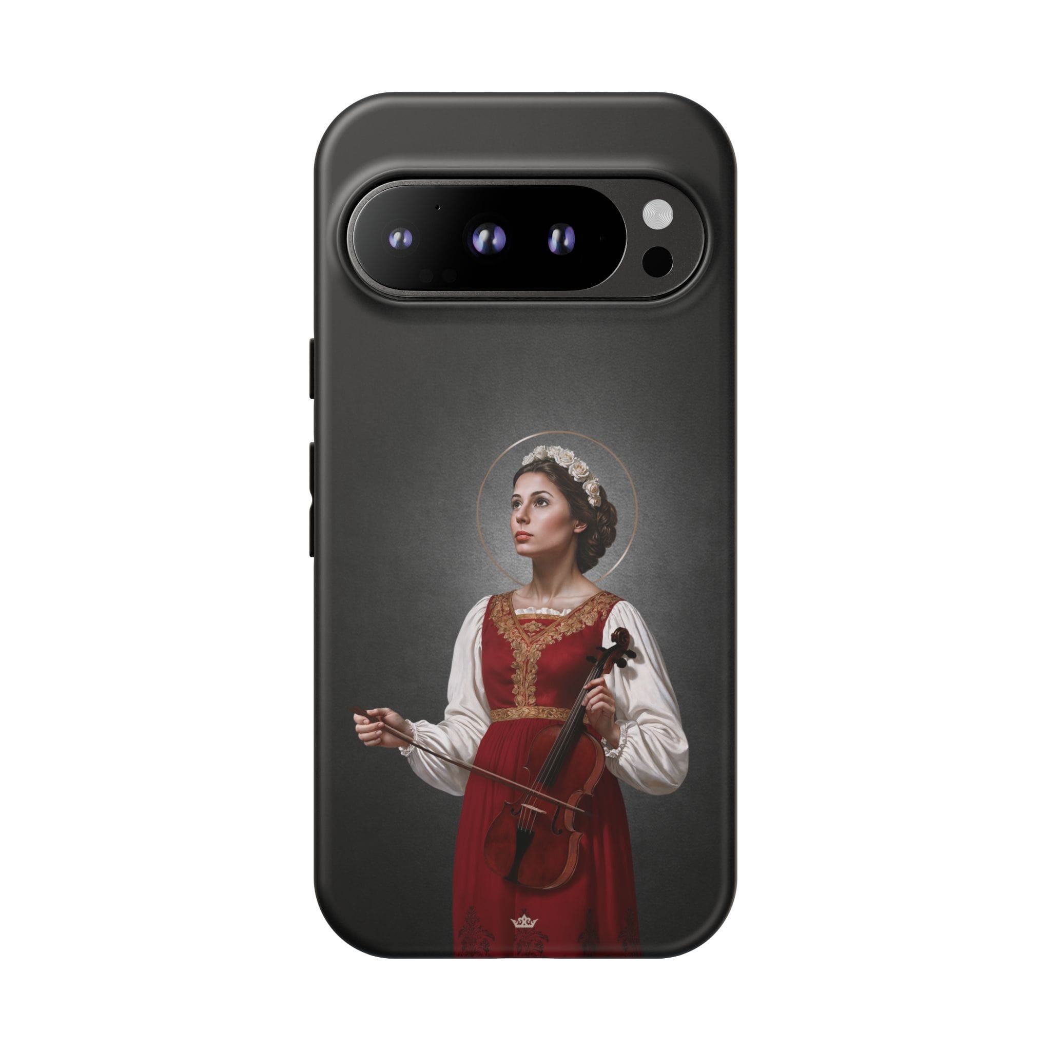 St. Cecilia Hard Phone Case (Dark) Copyright VENXARA