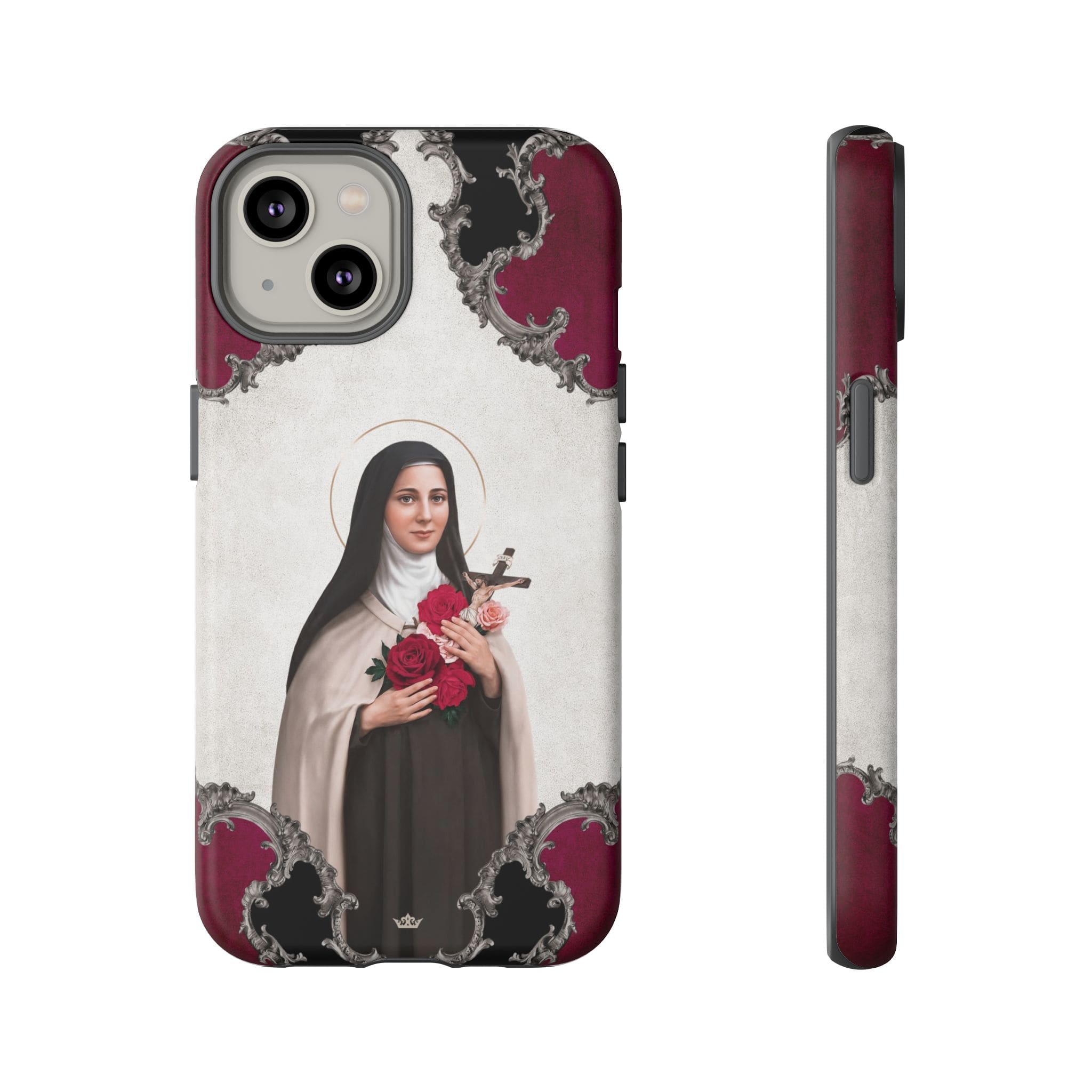 St. Therese of Lisieux Hard Phone Case (Baroque) Copyright VENXARA