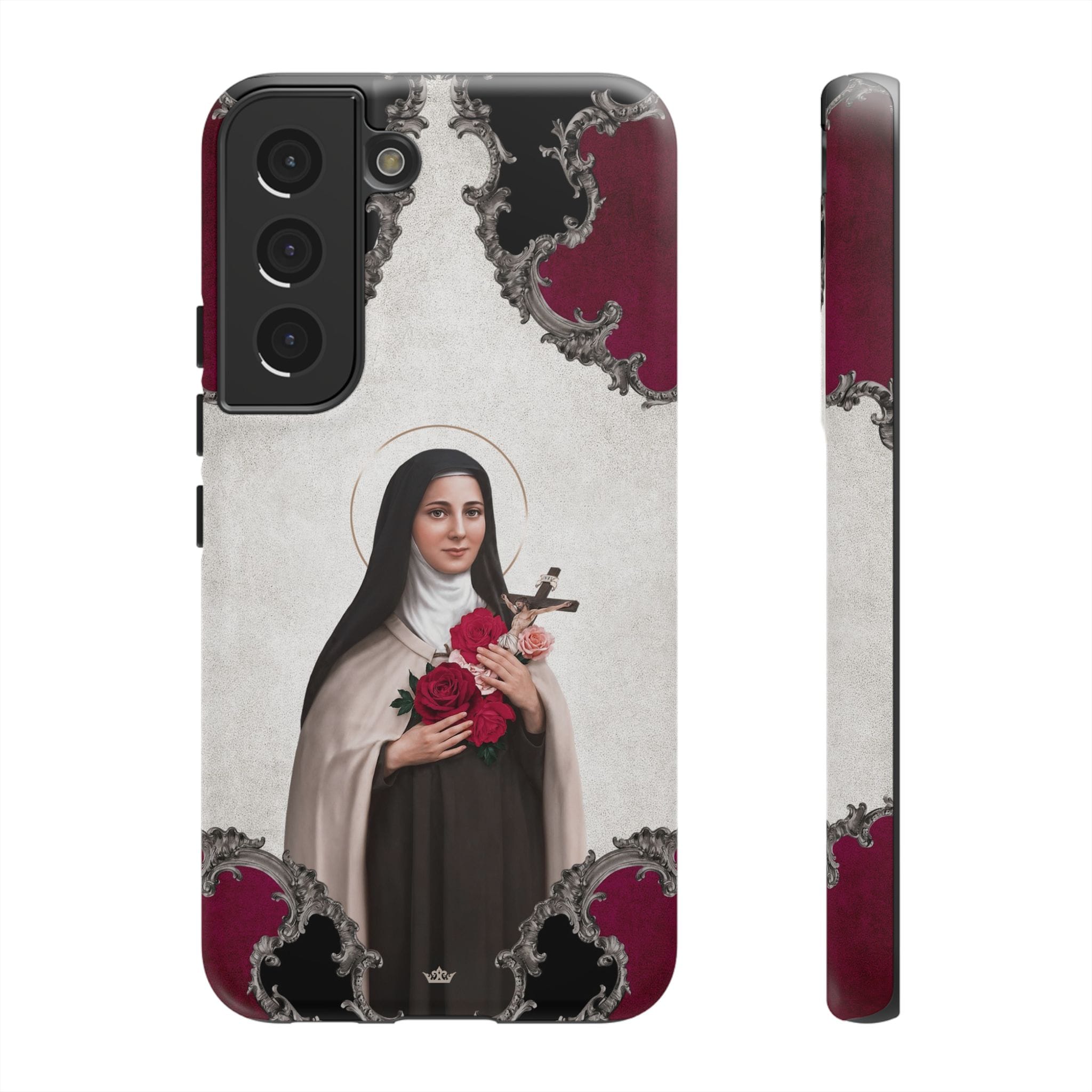 St. Therese of Lisieux Hard Phone Case (Baroque) Copyright VENXARA