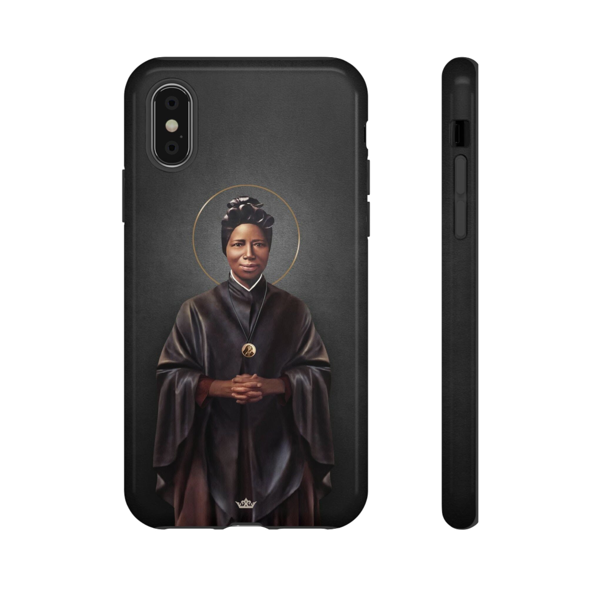 St. Josephine Bakhita Hard Phone Case (Dark)