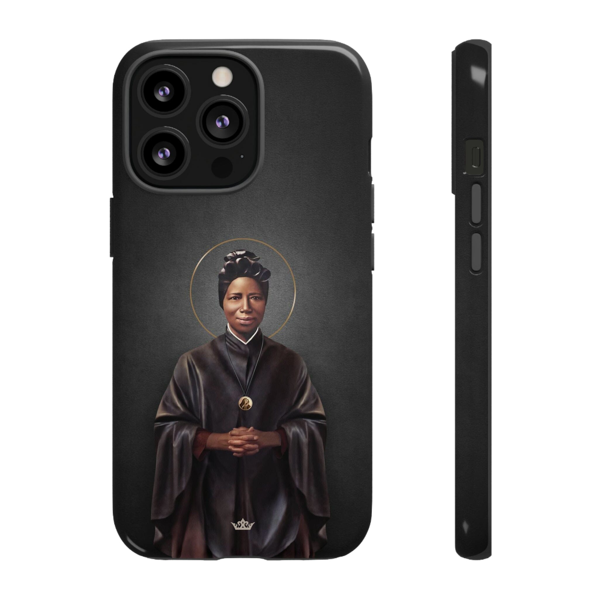 St. Josephine Bakhita Hard Phone Case (Dark)