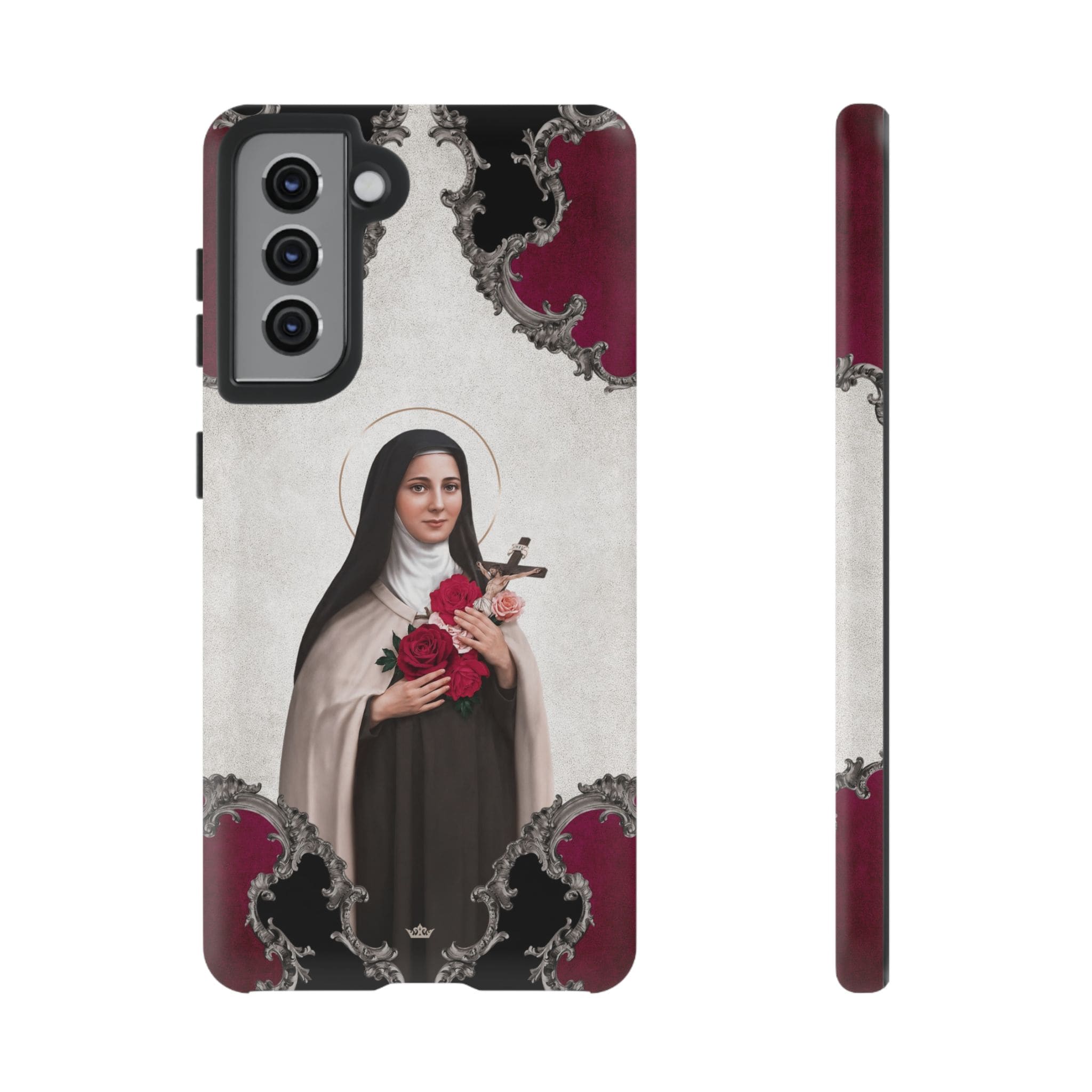 St. Therese of Lisieux Hard Phone Case (Baroque) Copyright VENXARA