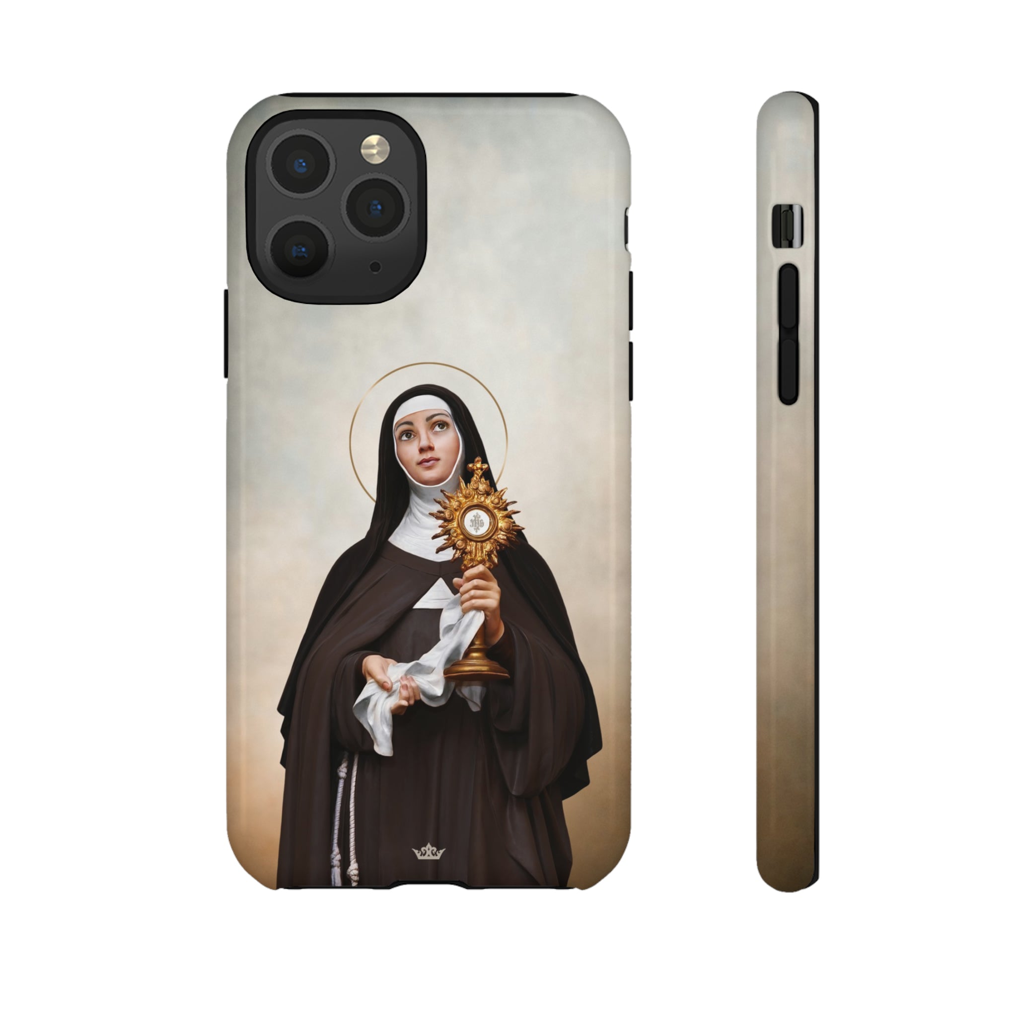 St. Clare of Assisi Hard Phone Case (Light)