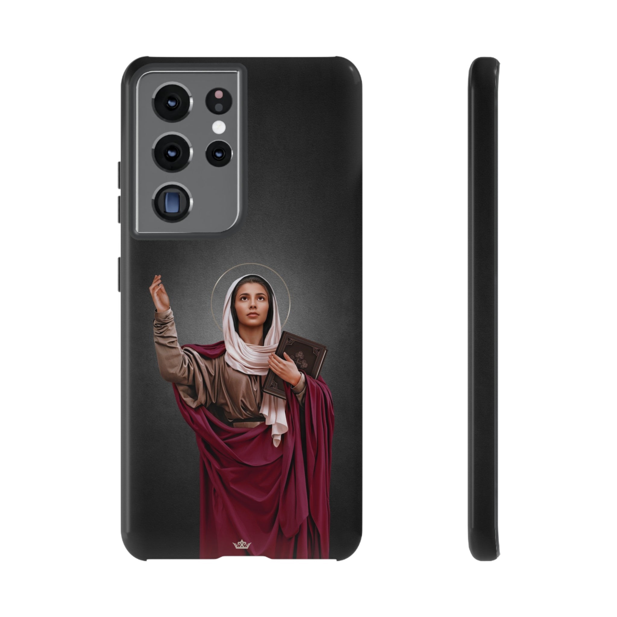 St. Monica Hard Phone Case (Dark)
