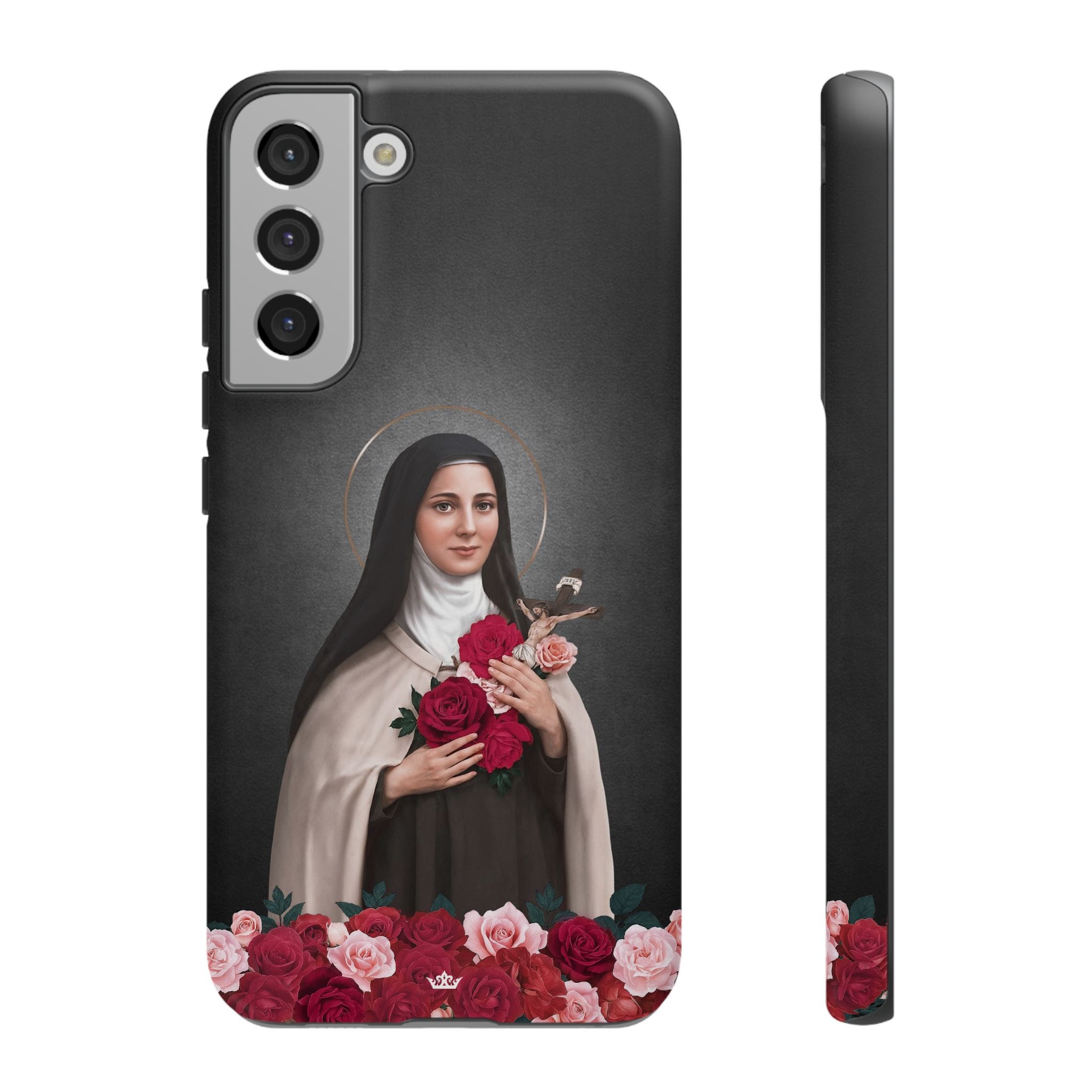 St. Therese of Lisieux Hard Phone Case (Dark) Copyright VENXARA