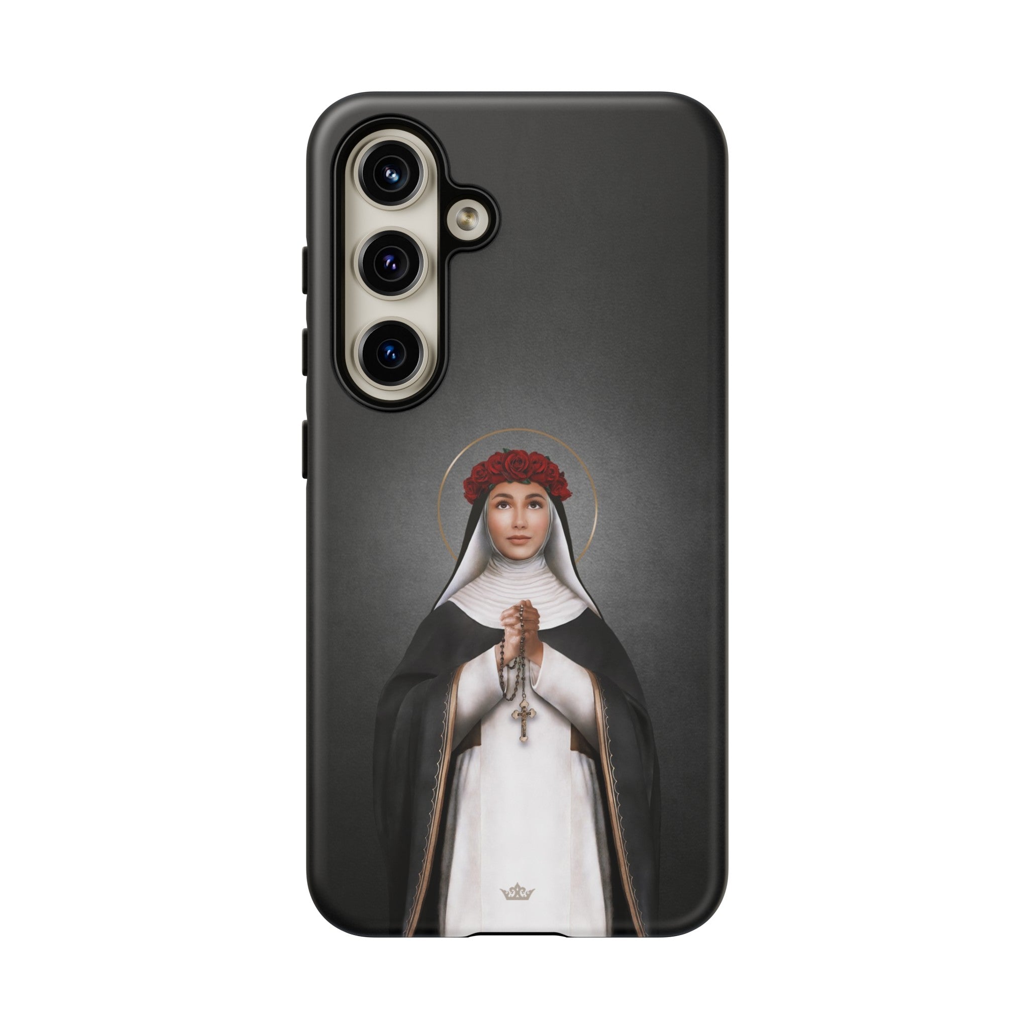 St. Rose of Lima Hard Phone Case (Dark)