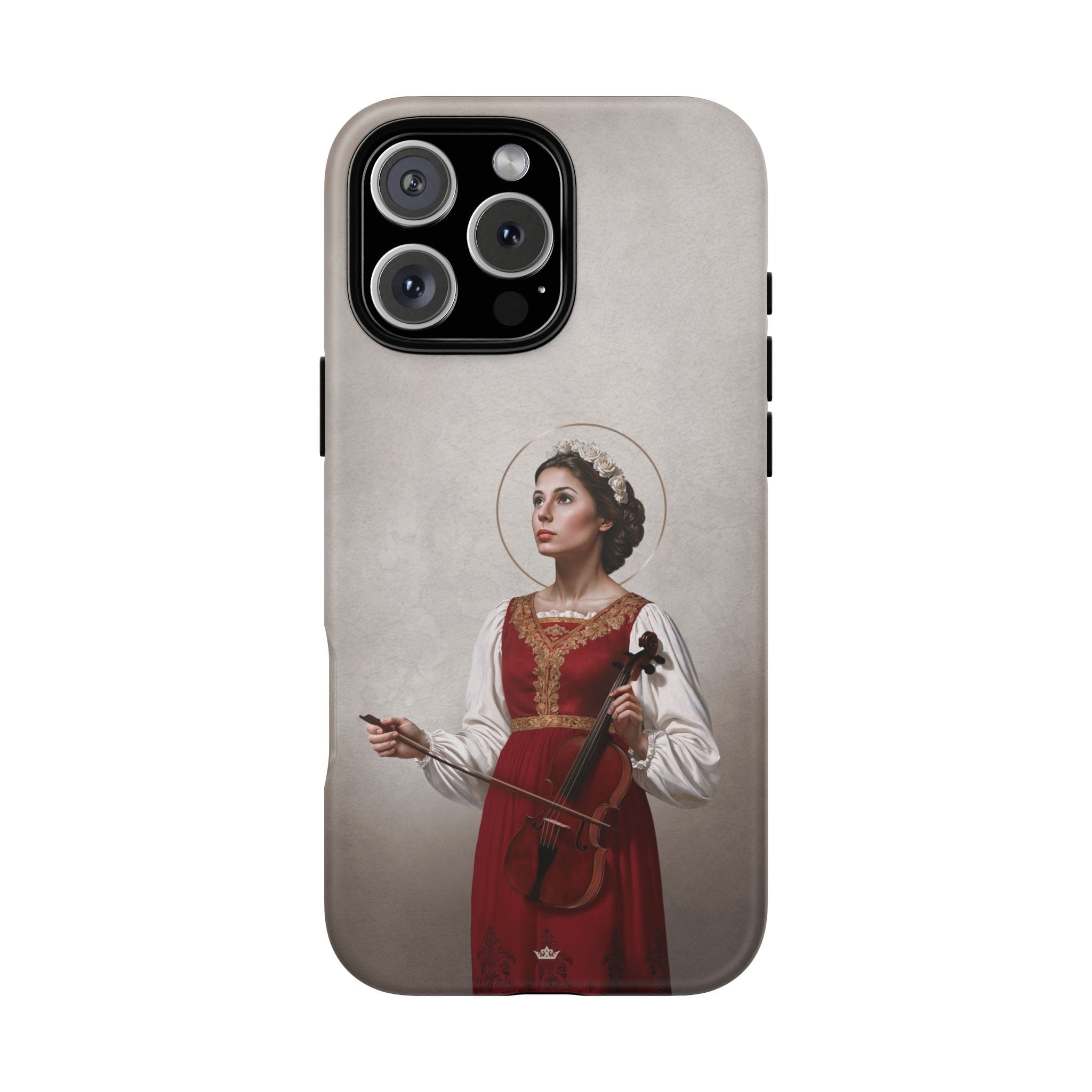 St. Cecilia Hard Phone Case (Light) Copyright VENXARA