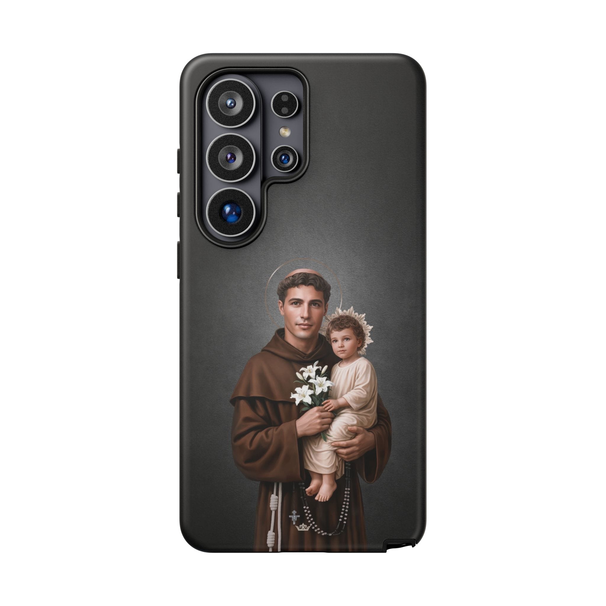 St. Anthony of Padua Hard Phone Case (Dark) Copyright VENXARA