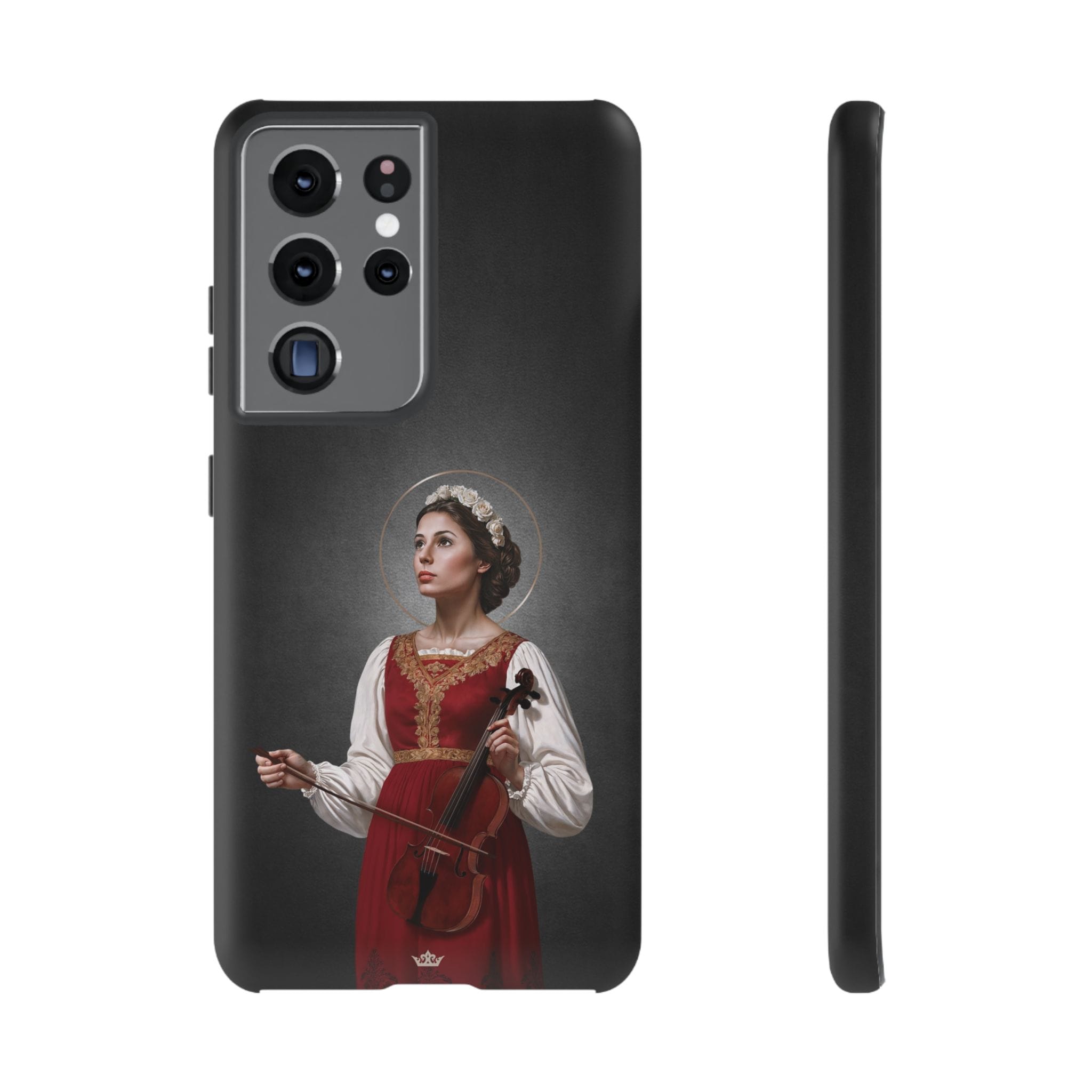 St. Cecilia Hard Phone Case (Dark) Copyright VENXARA