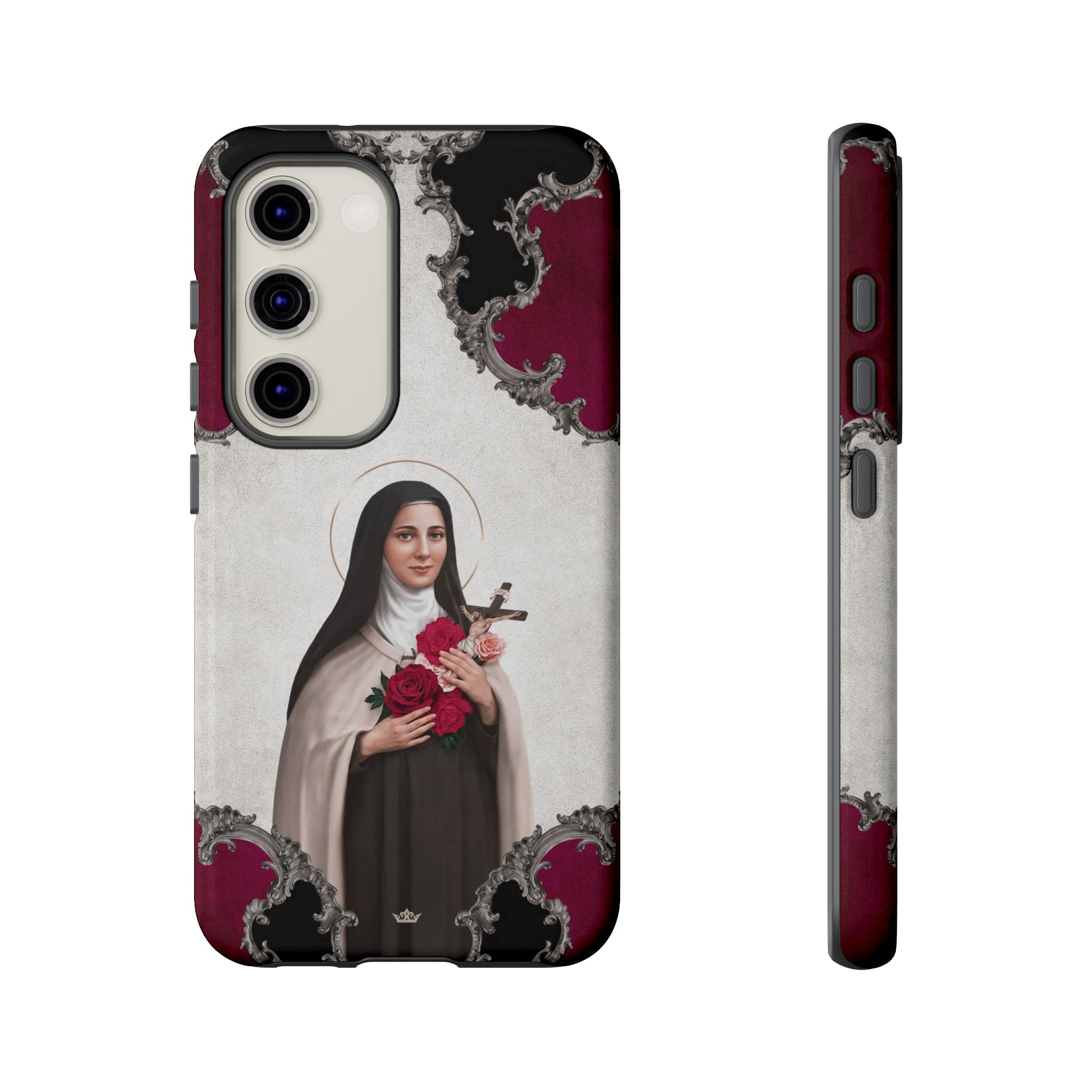 St. Therese of Lisieux Hard Phone Case (Baroque) Copyright VENXARA