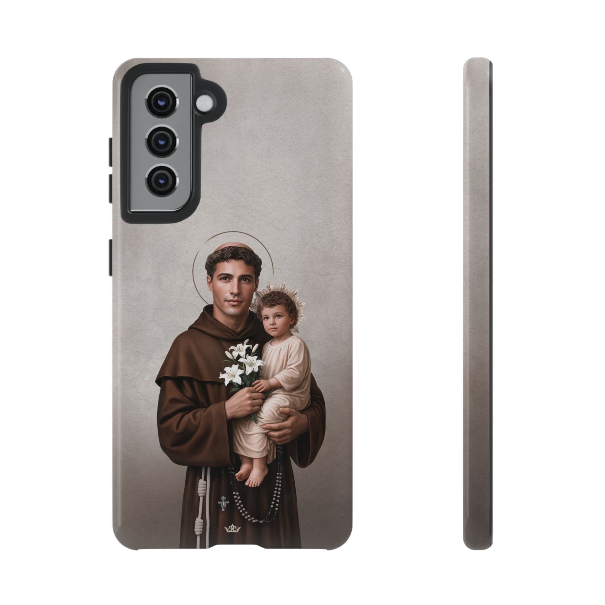 St. Anthony of Padua Hard Phone Case (Light) Copyright VENXARA