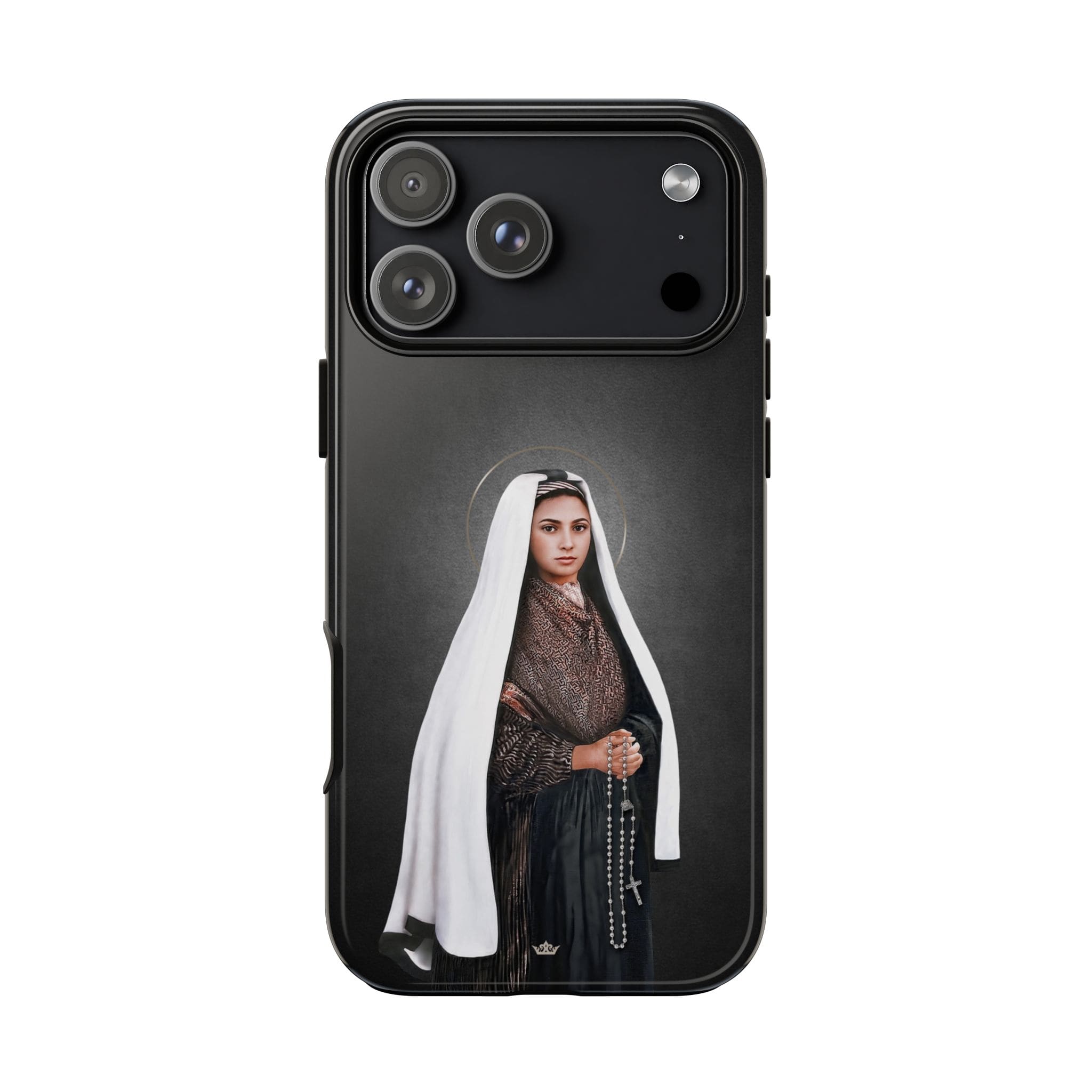 St. Bernadette Hard Phone Case (Dark) Copyright VENXARA