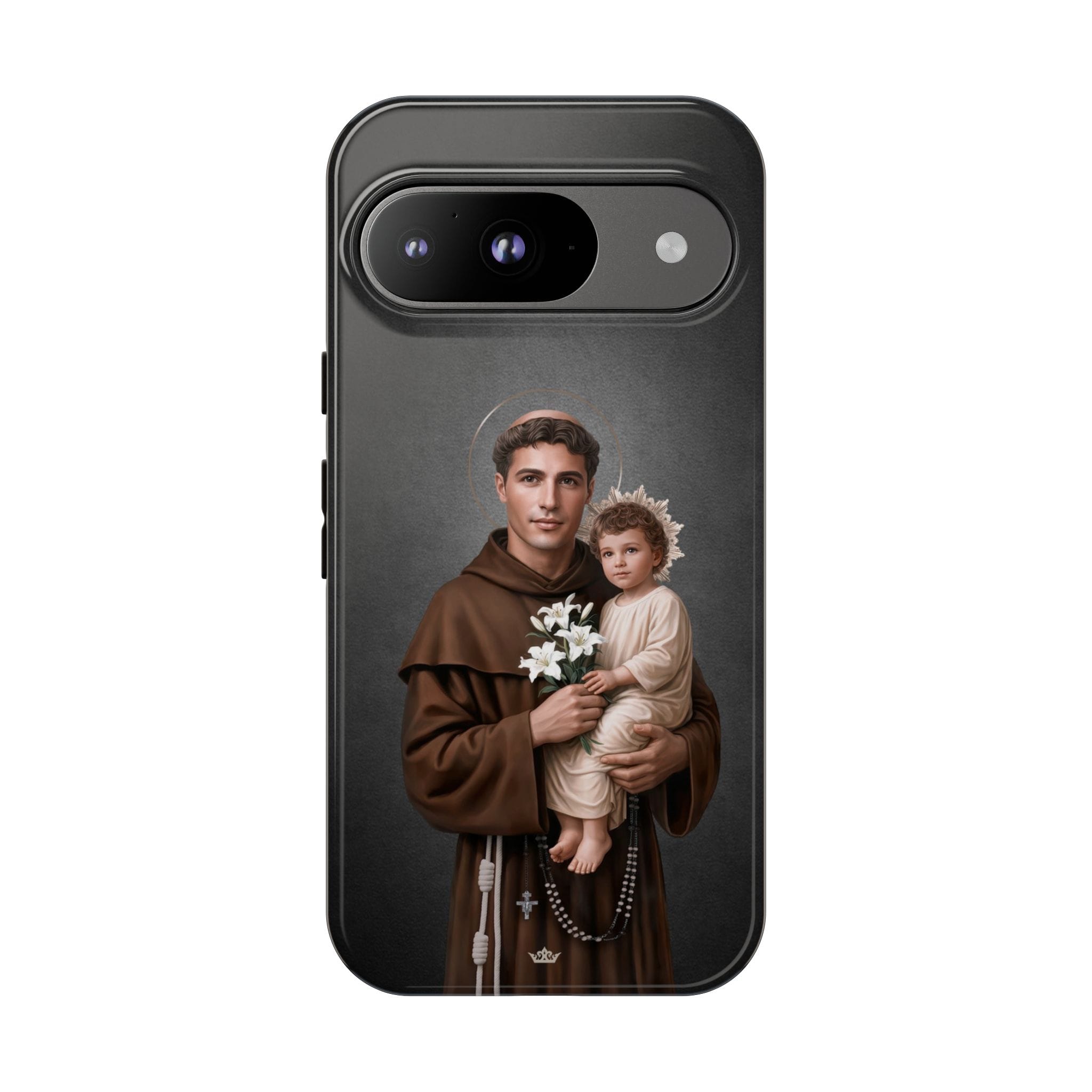 St. Anthony of Padua Hard Phone Case (Dark) Copyright VENXARA