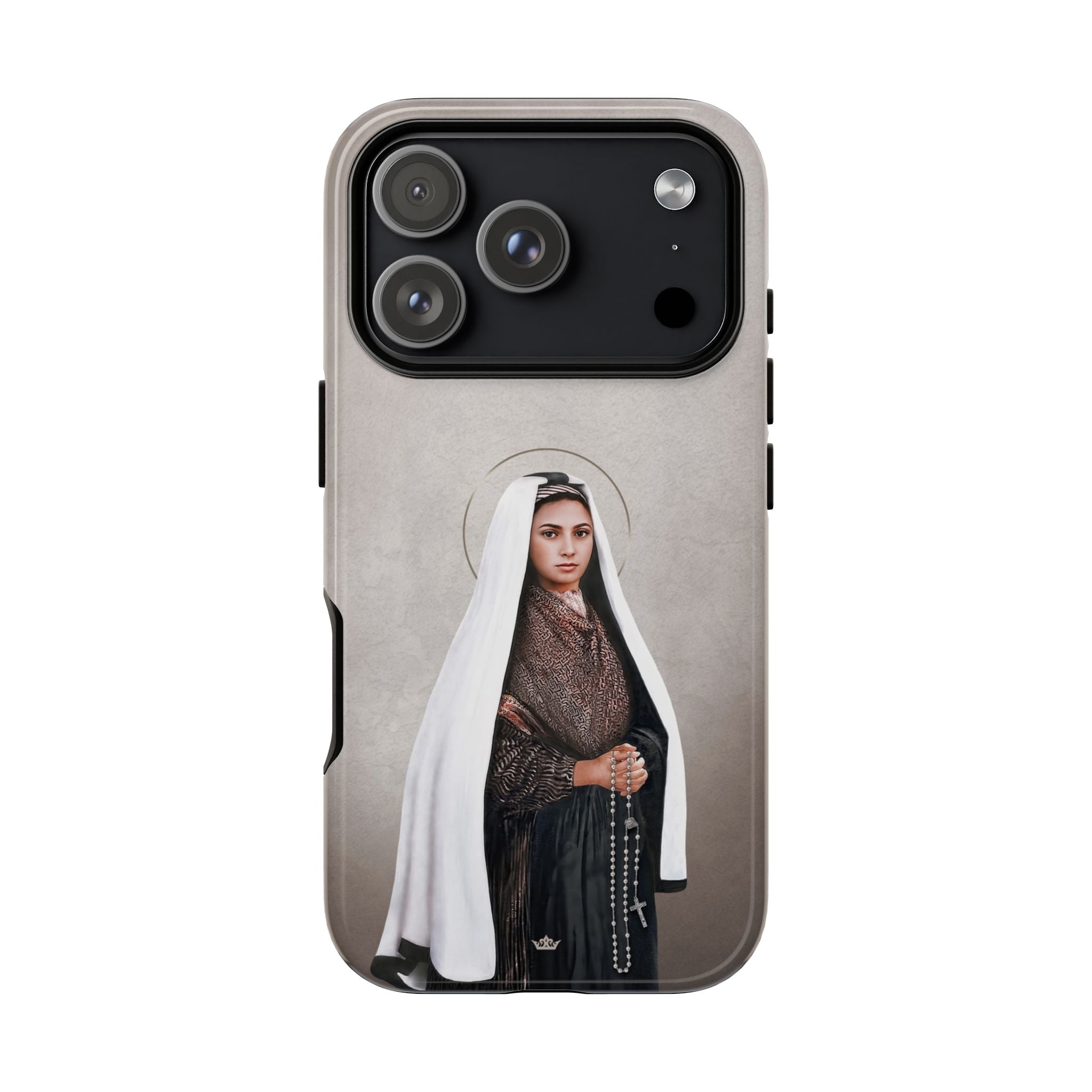 St. Bernadette Hard Phone Case (Light) Copyright VENXARA