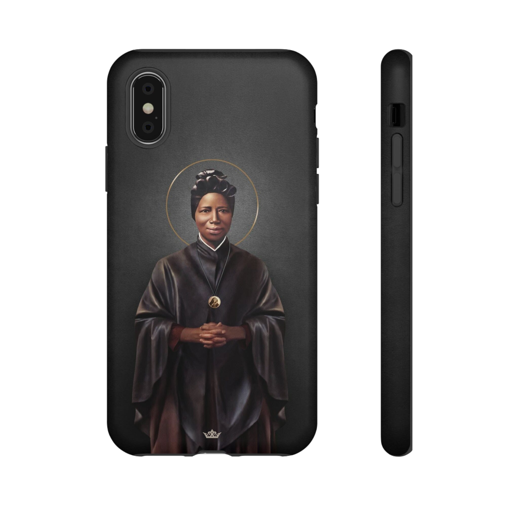 St. Josephine Bakhita Hard Phone Case (Dark)