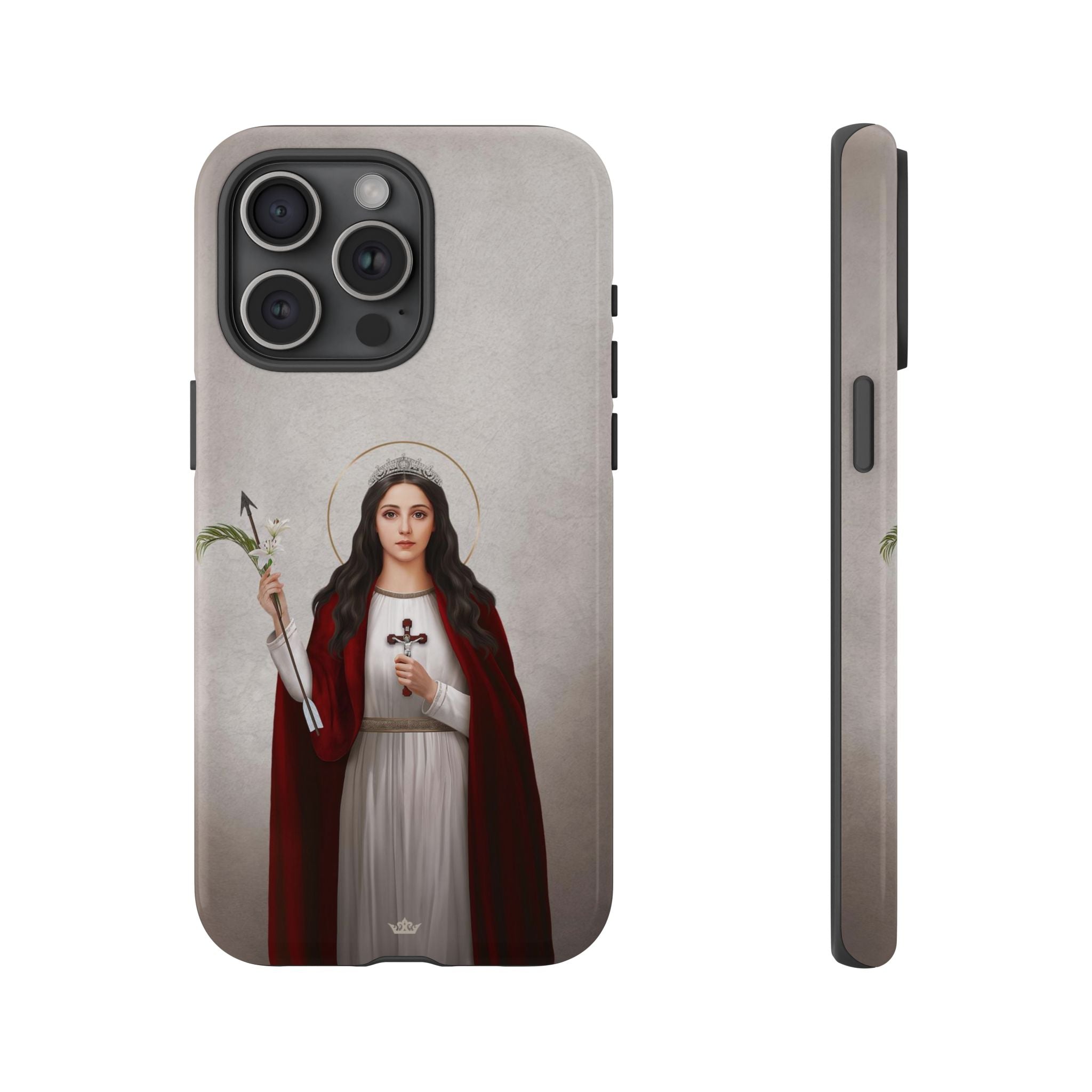 St. Philomena Hard Phone Case (Light)