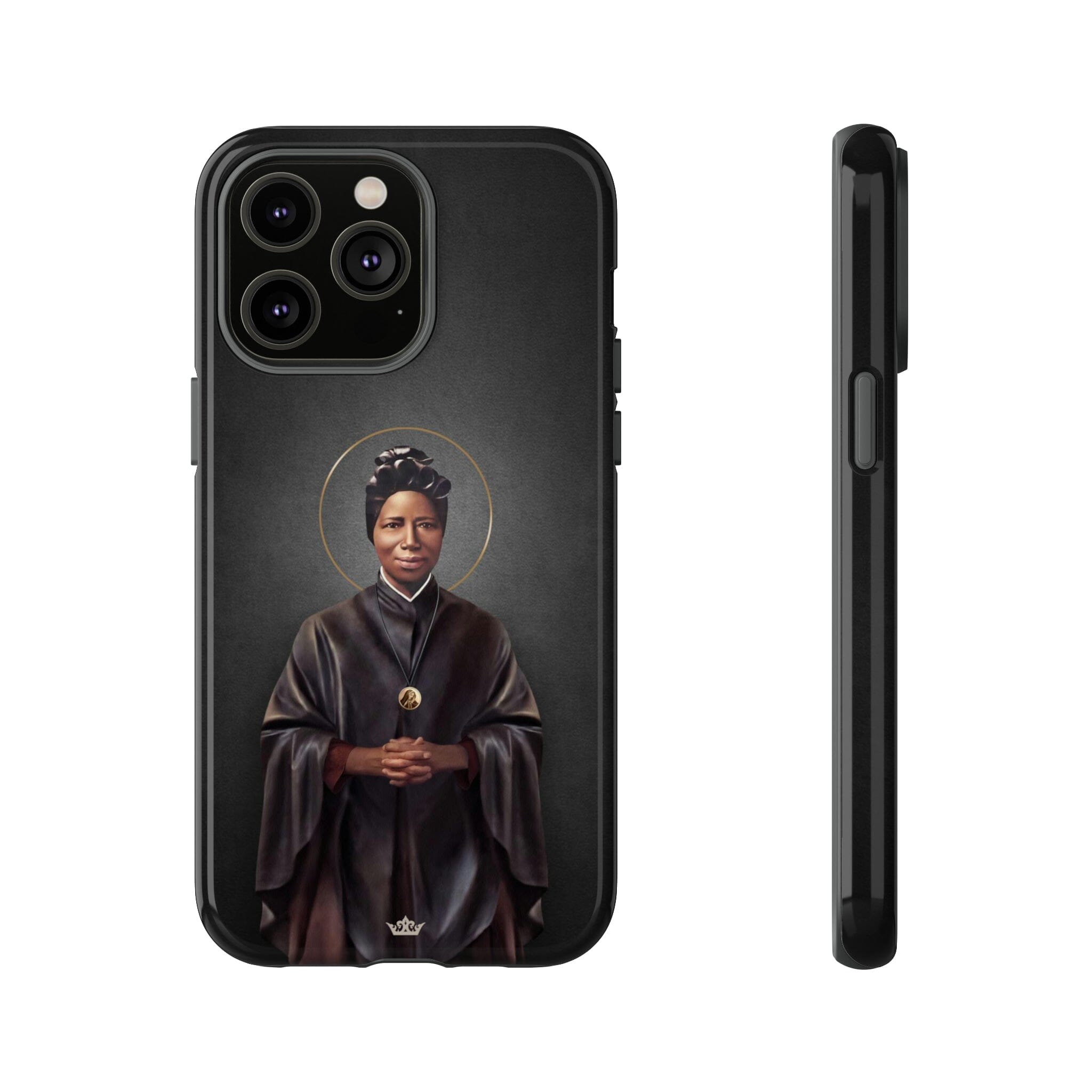 St. Josephine Bakhita Hard Phone Case (Dark)
