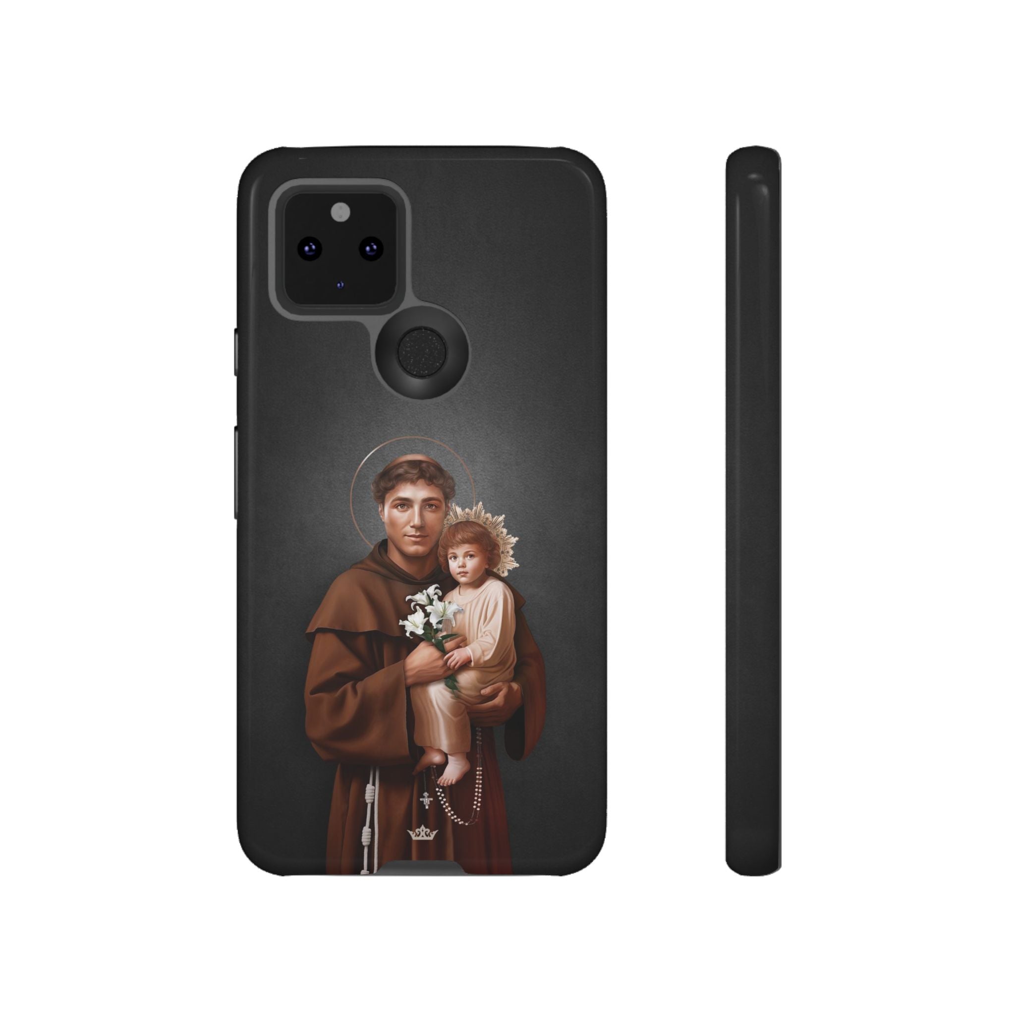 St. Anthony of Padua Hard Phone Case (Dark)