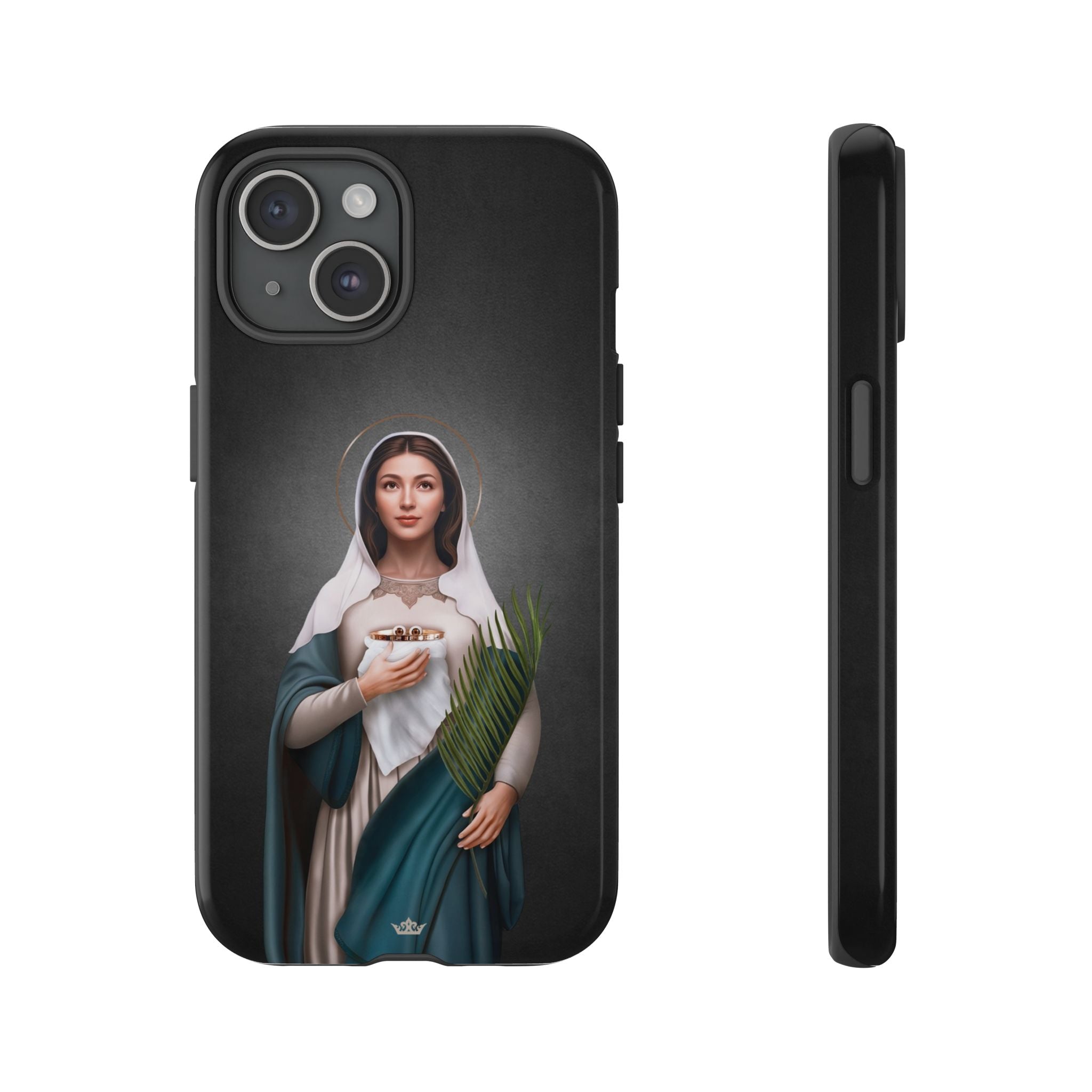 St. Lucy Hard Phone Case (Dark)