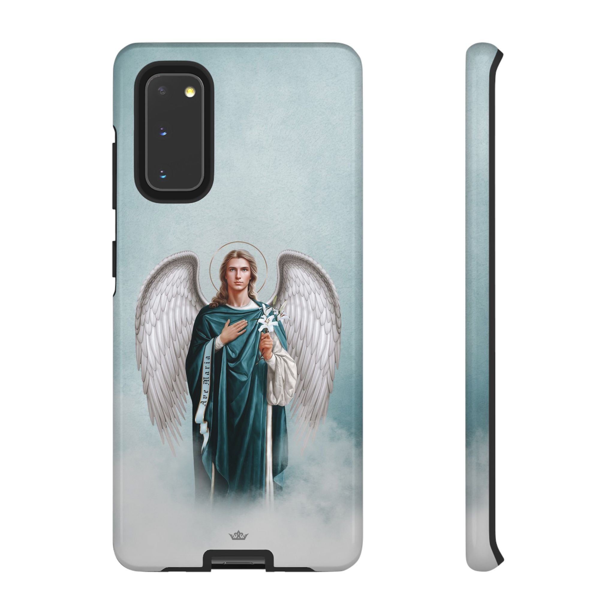 St. Gabriel the Archangel Hard Phone Case (Blue)