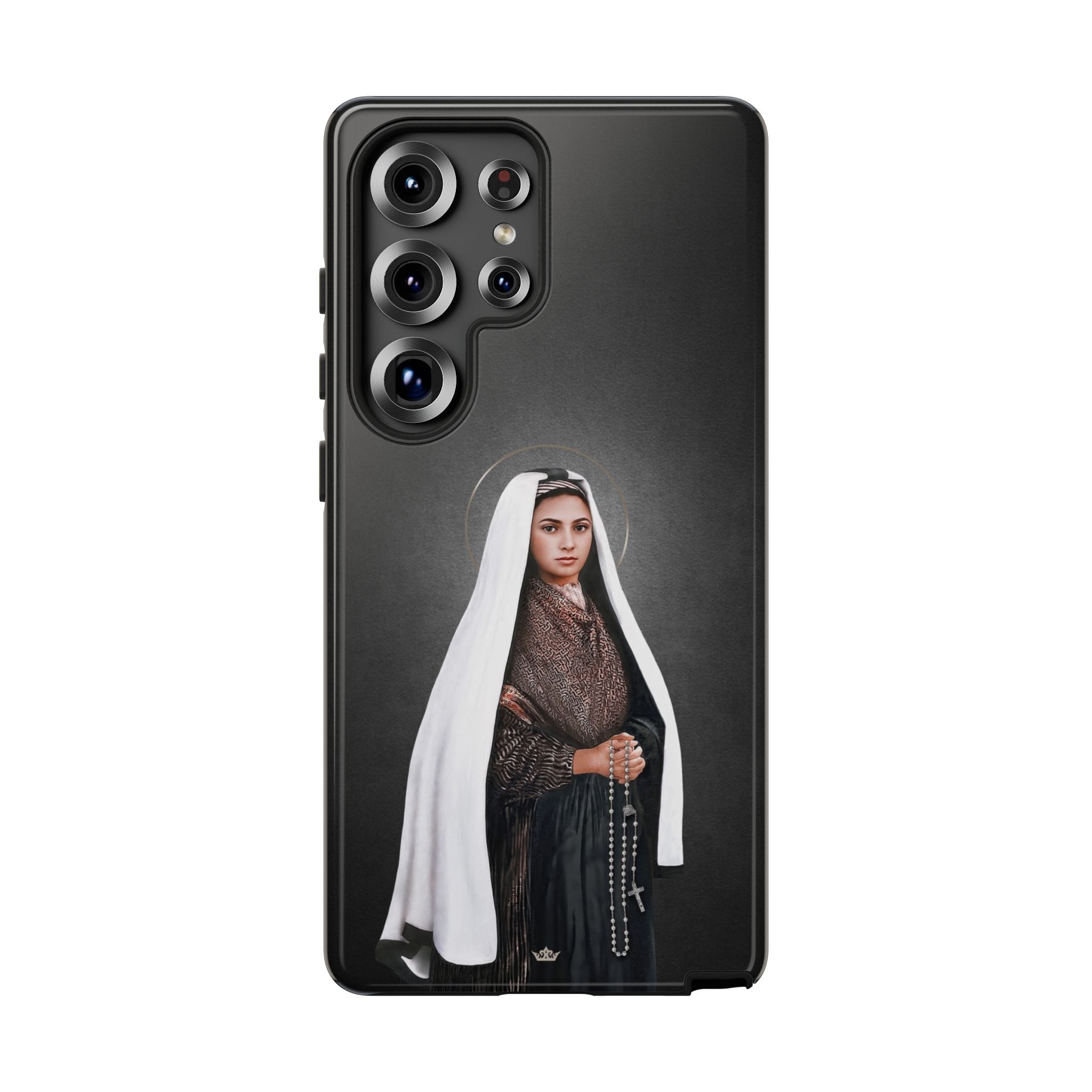St. Bernadette Hard Phone Case (Dark) Copyright VENXARA