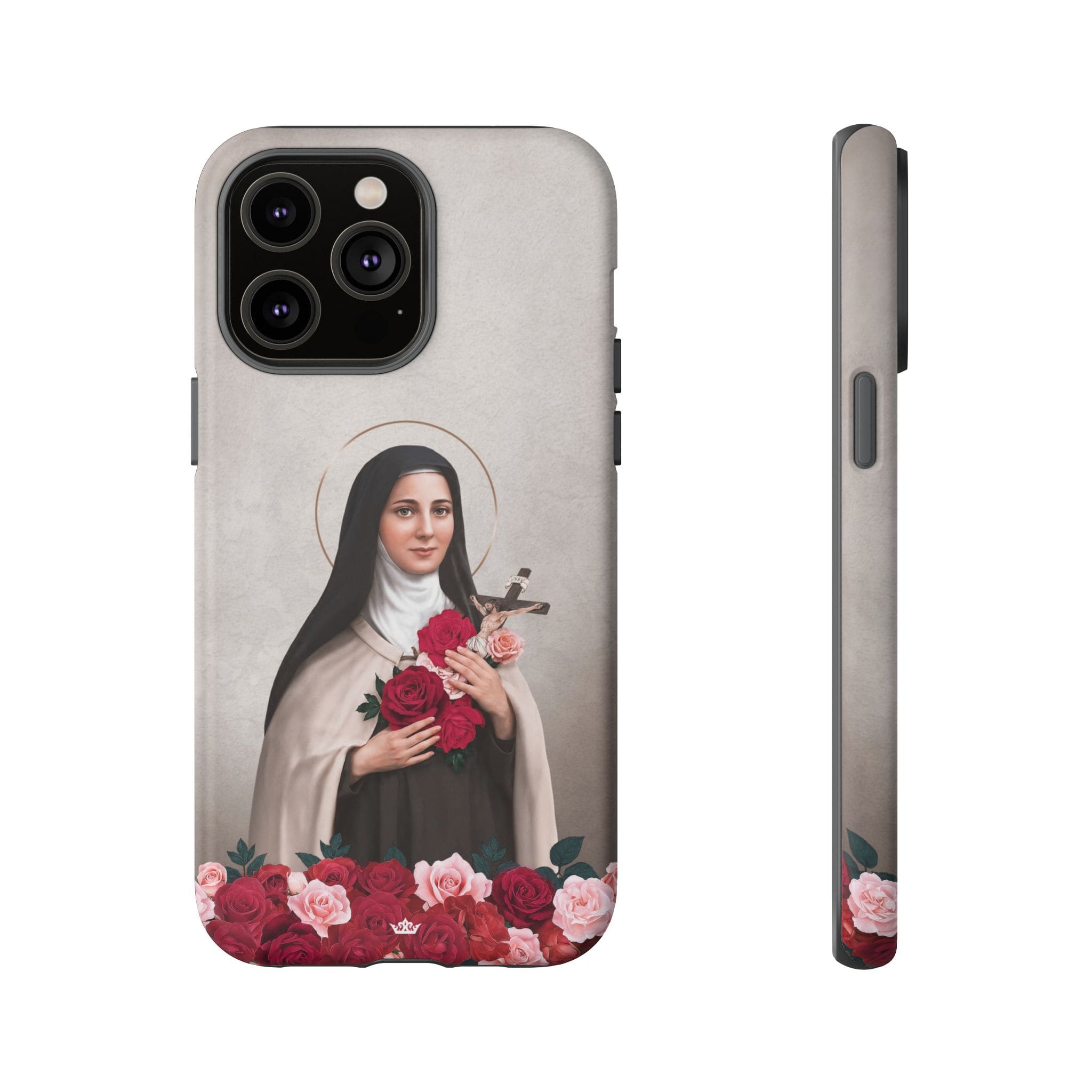 St. Therese of Lisieux Hard Phone Case (Light) Copyright VENXARA