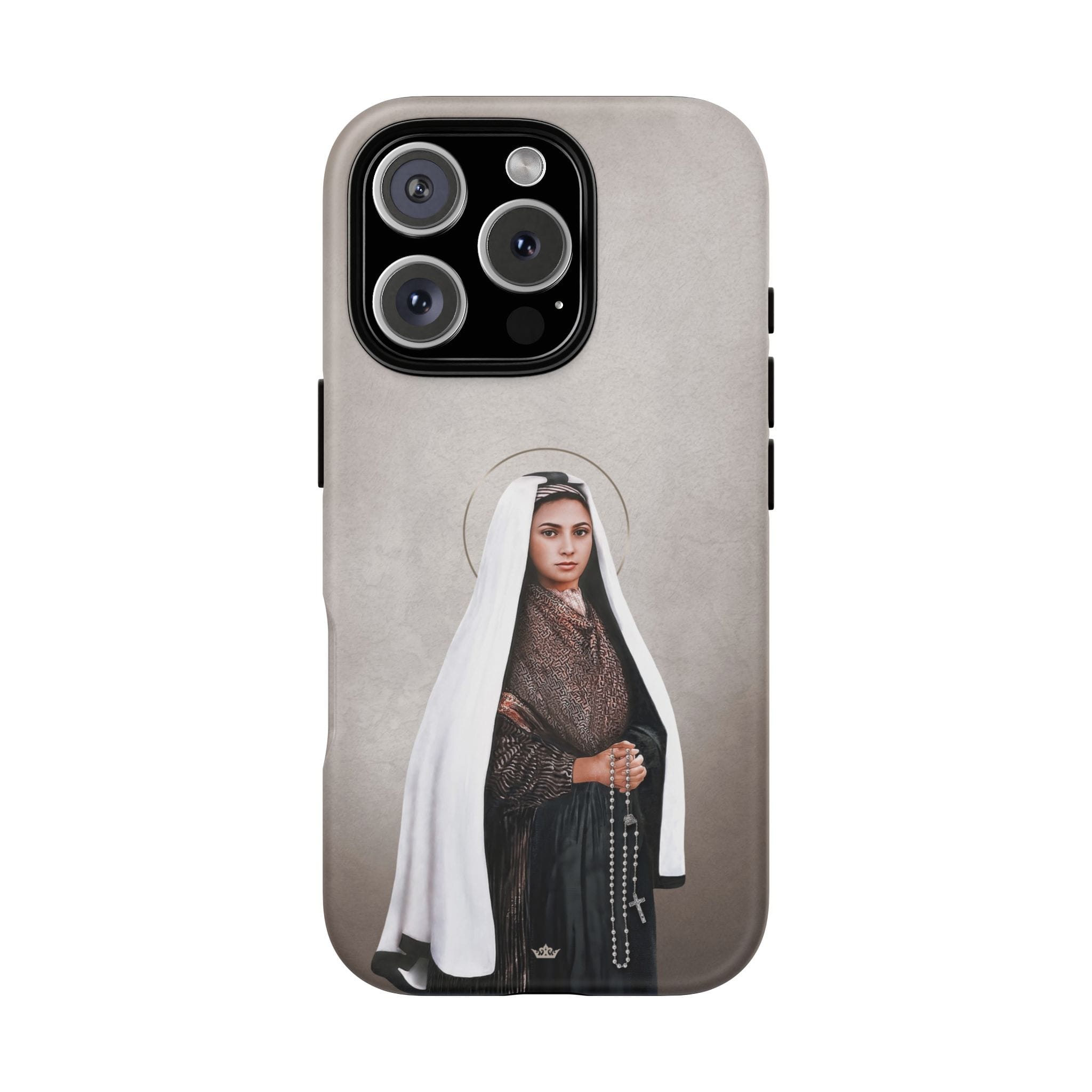 St. Bernadette Hard Phone Case (Light) Copyright VENXARA