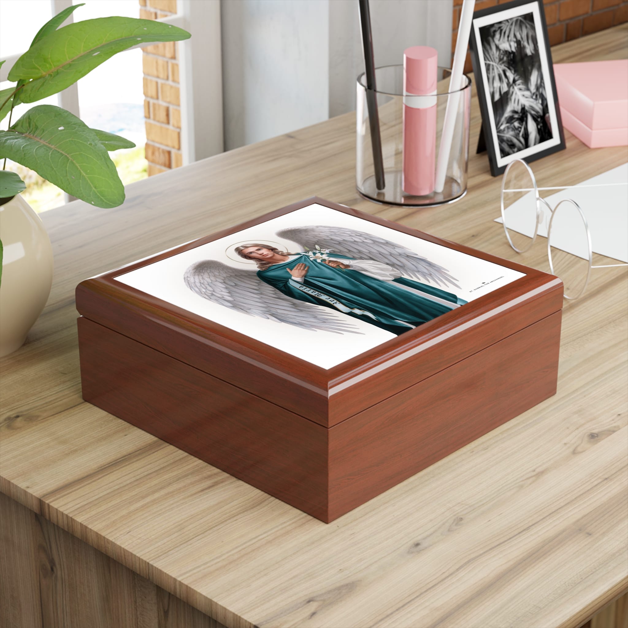 St. Gabriel the Archangel Keepsake Box Copyright VENXARA