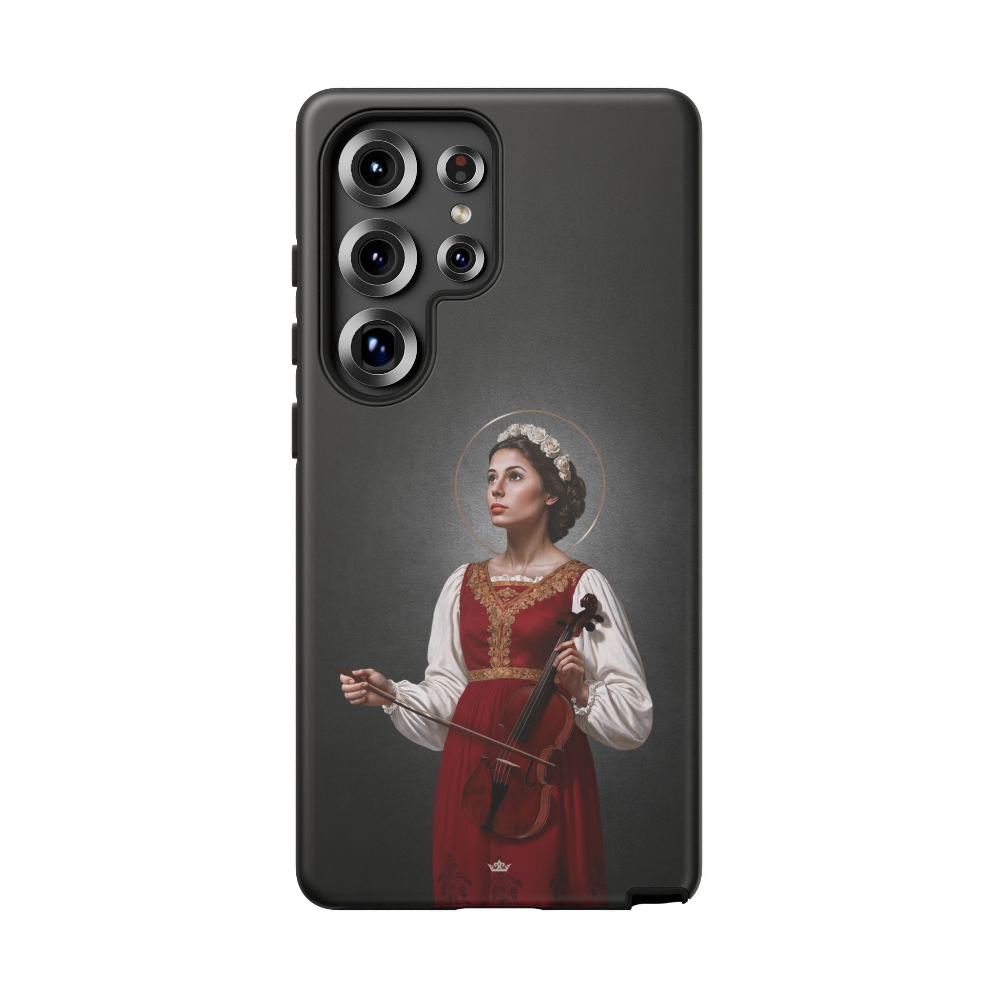 St. Cecilia Hard Phone Case (Dark) Copyright VENXARA