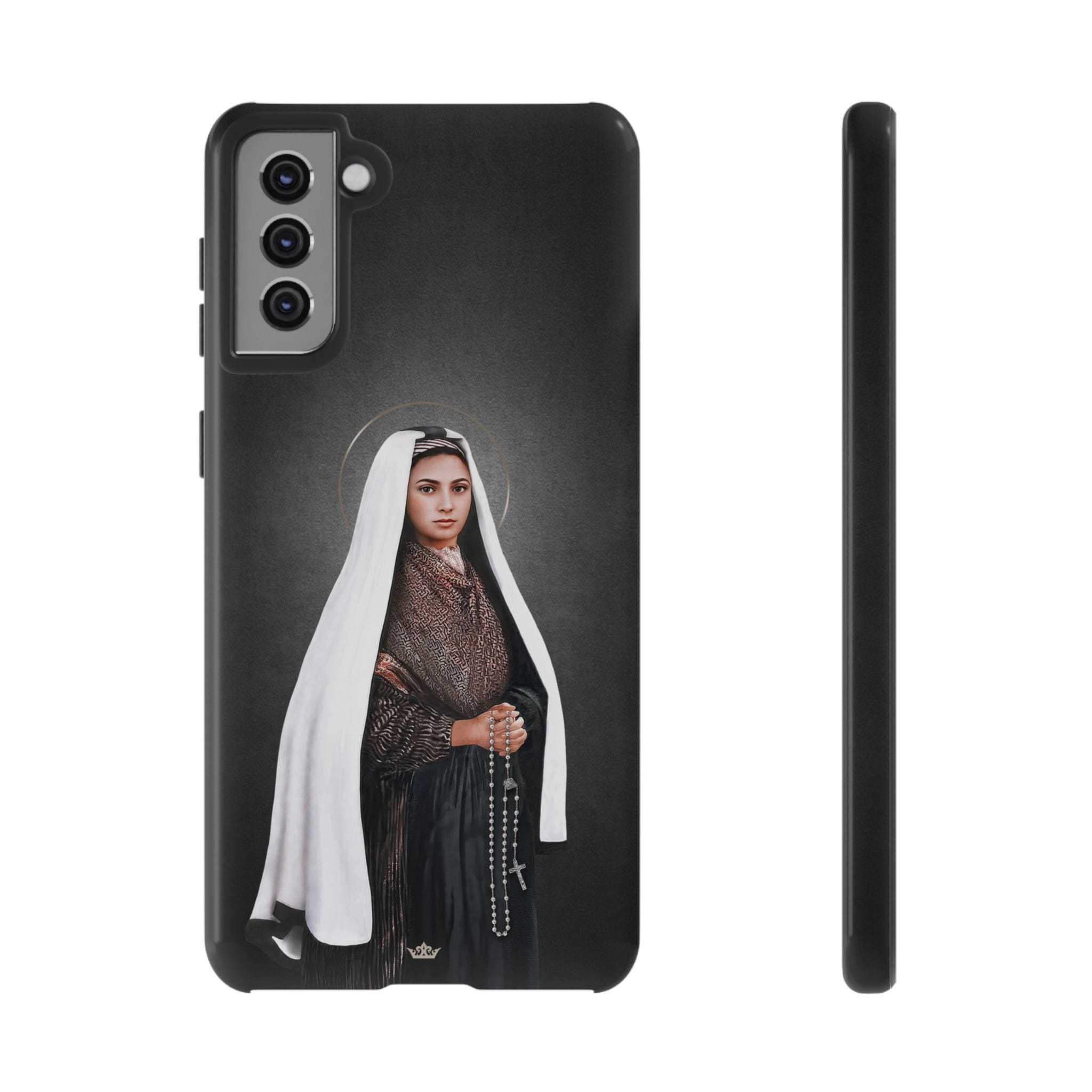 St. Bernadette Hard Phone Case (Dark) Copyright VENXARA