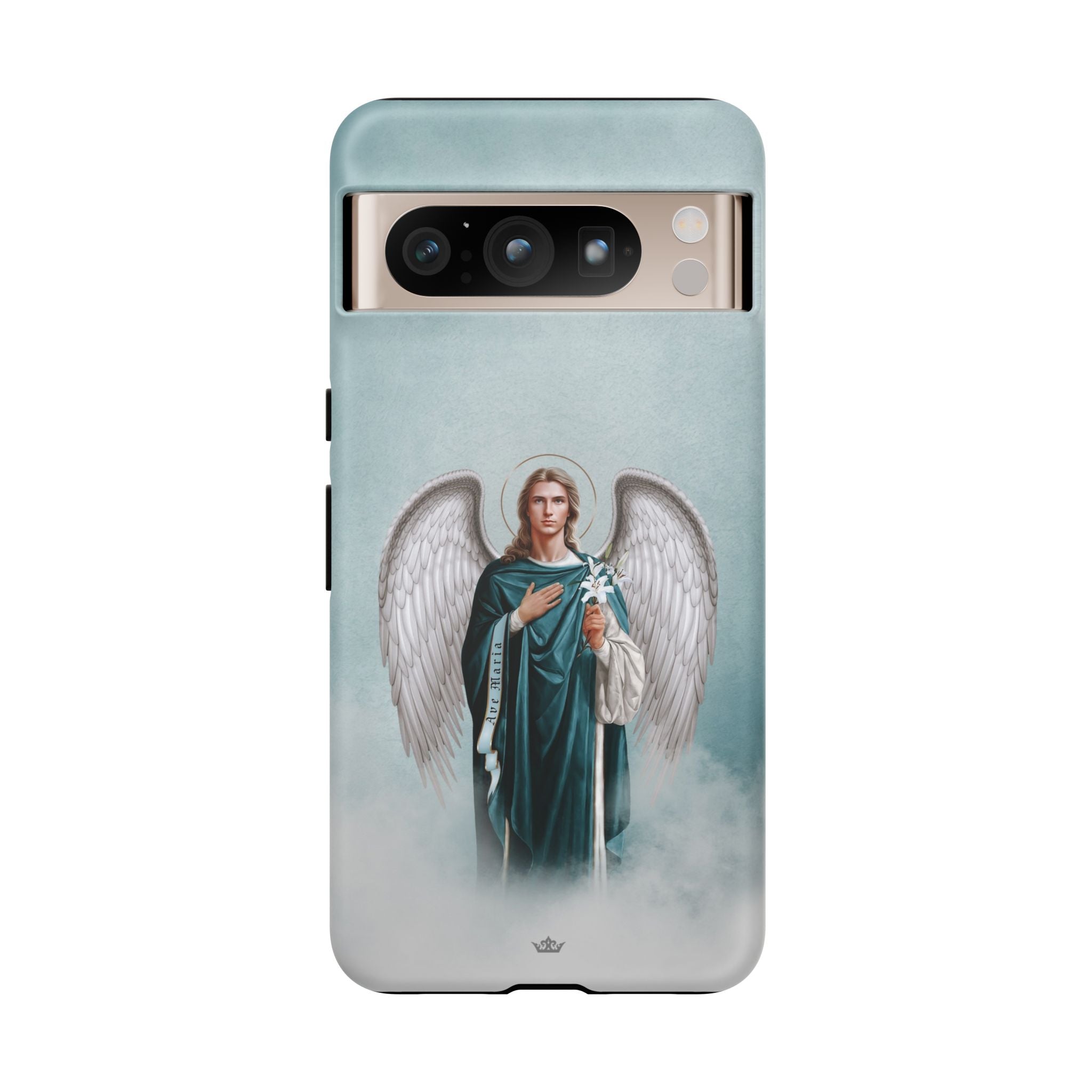 St. Gabriel the Archangel Hard Phone Case (Blue)