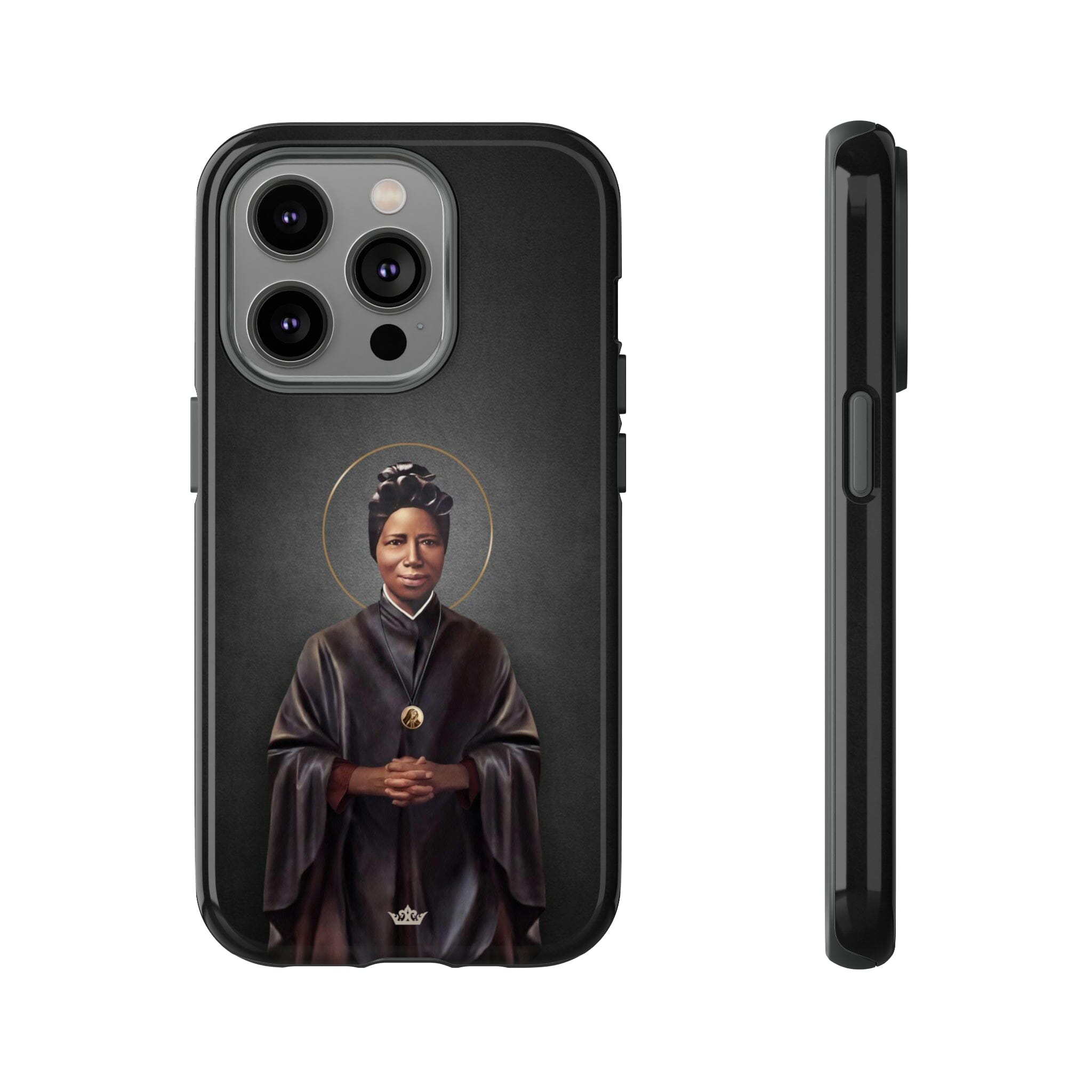 St. Josephine Bakhita Hard Phone Case (Dark)