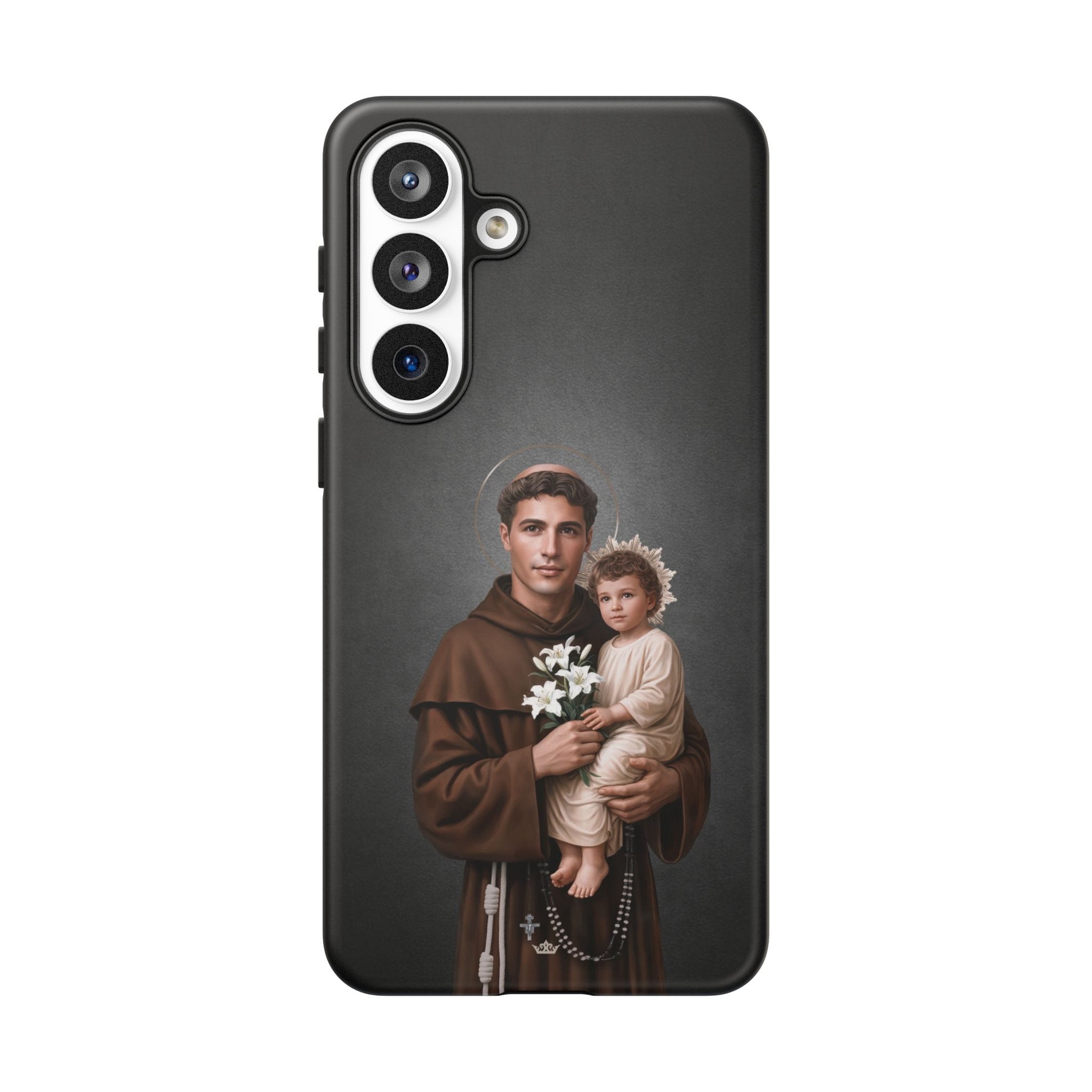 St. Anthony of Padua Hard Phone Case (Dark) Copyright VENXARA