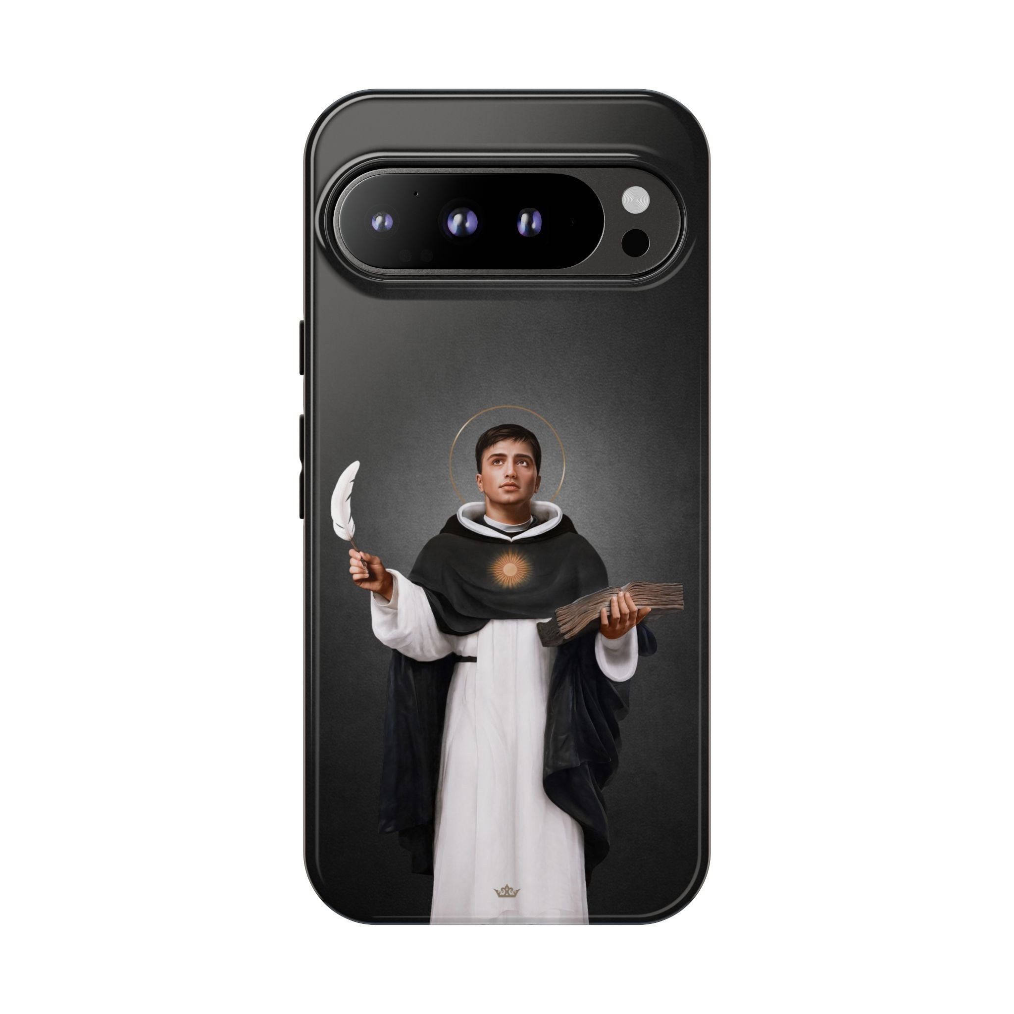 St. Thomas Aquinas Hard Phone Case (Dark)