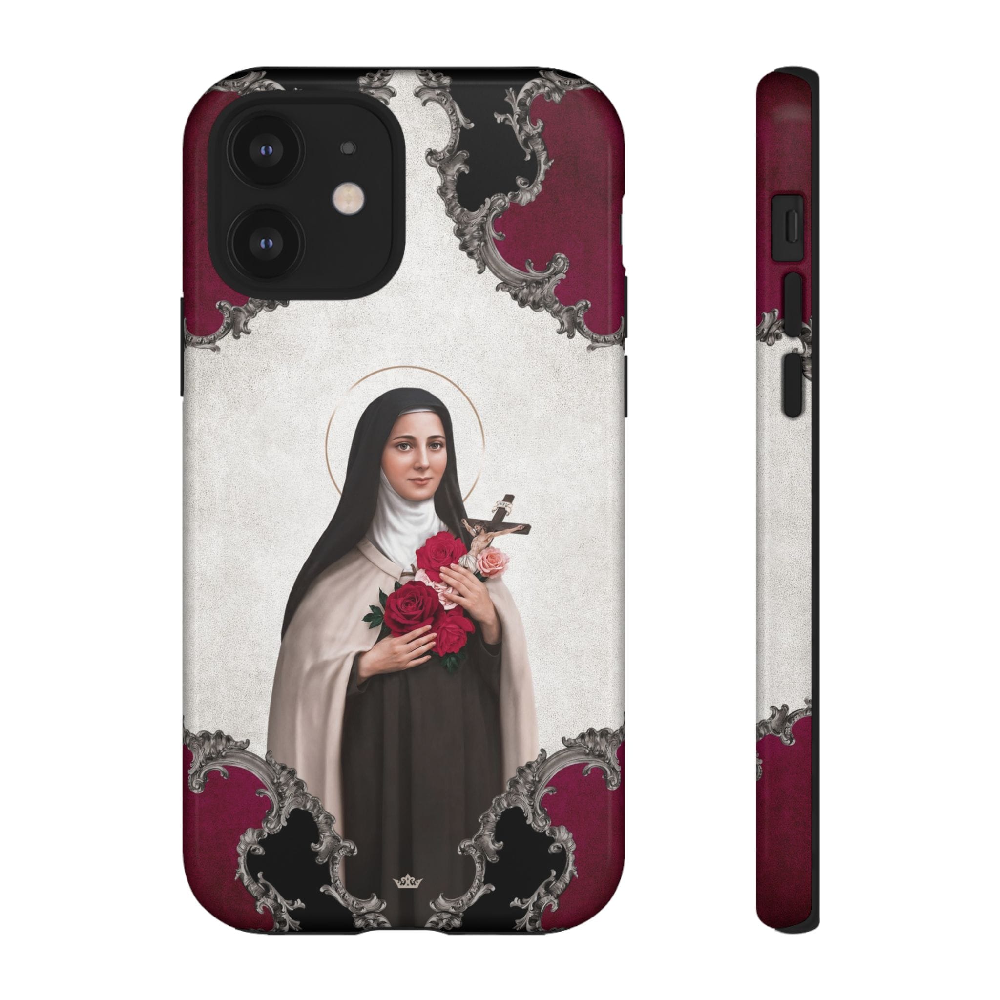 St. Therese of Lisieux Hard Phone Case (Baroque) Copyright VENXARA
