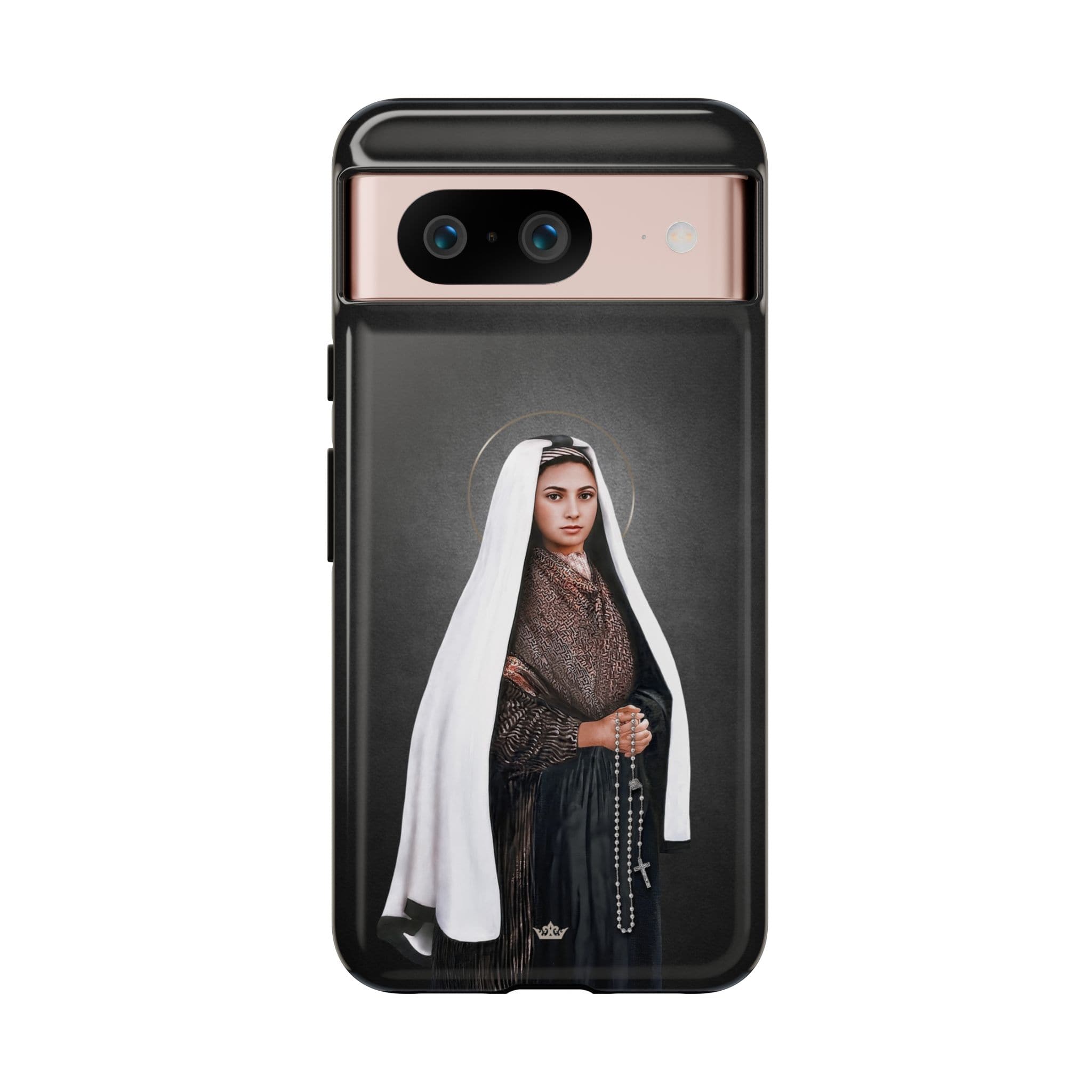 St. Bernadette Hard Phone Case (Dark) Copyright VENXARA