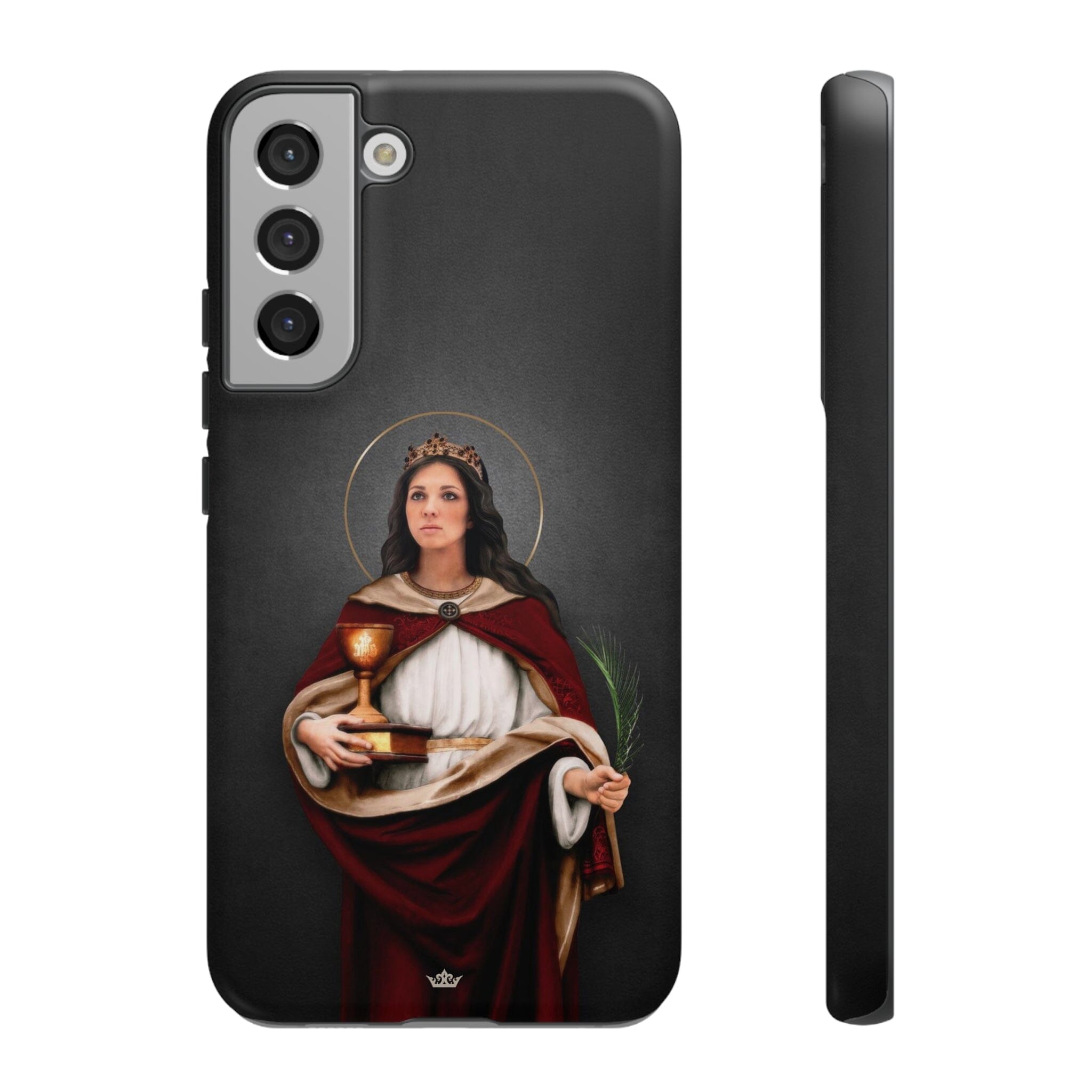 St. Barbara Hard Phone Case (Dark)