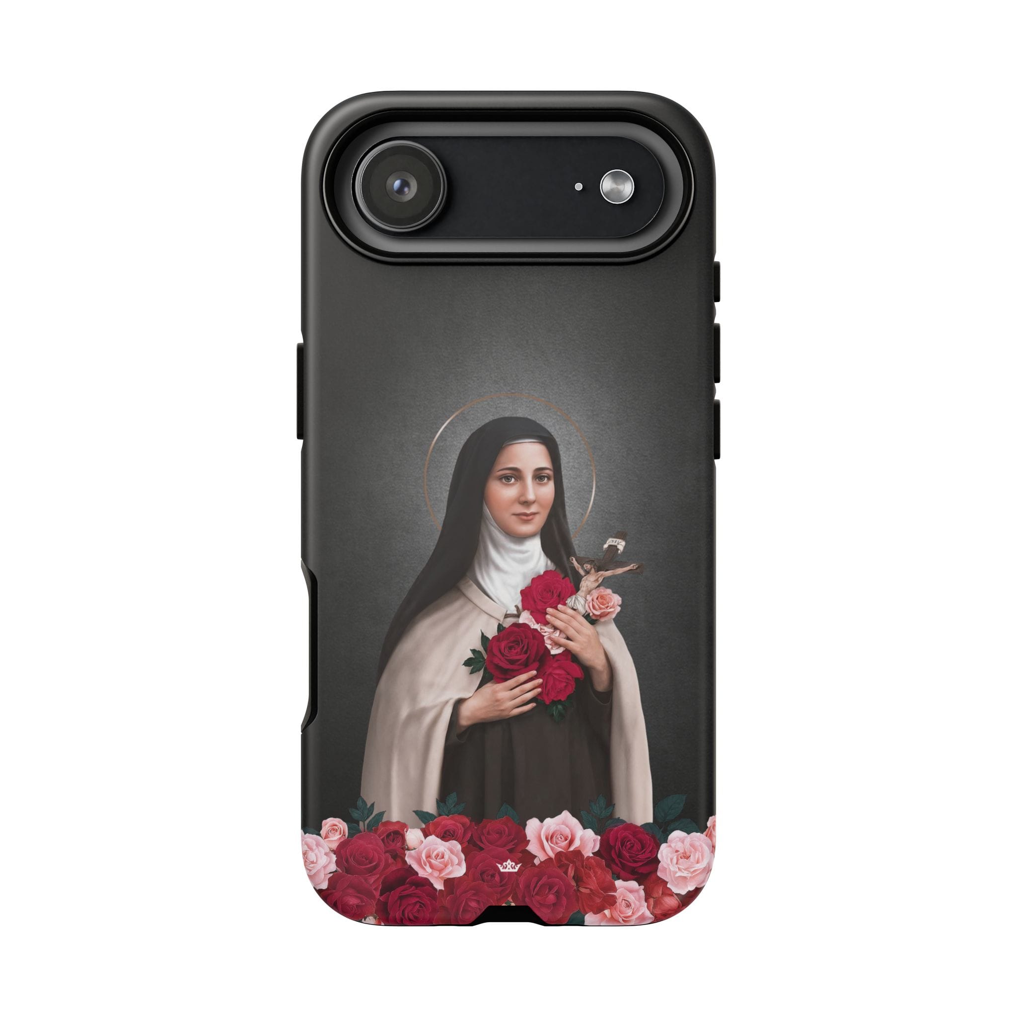 St. Therese of Lisieux Hard Phone Case (Dark) Copyright VENXARA