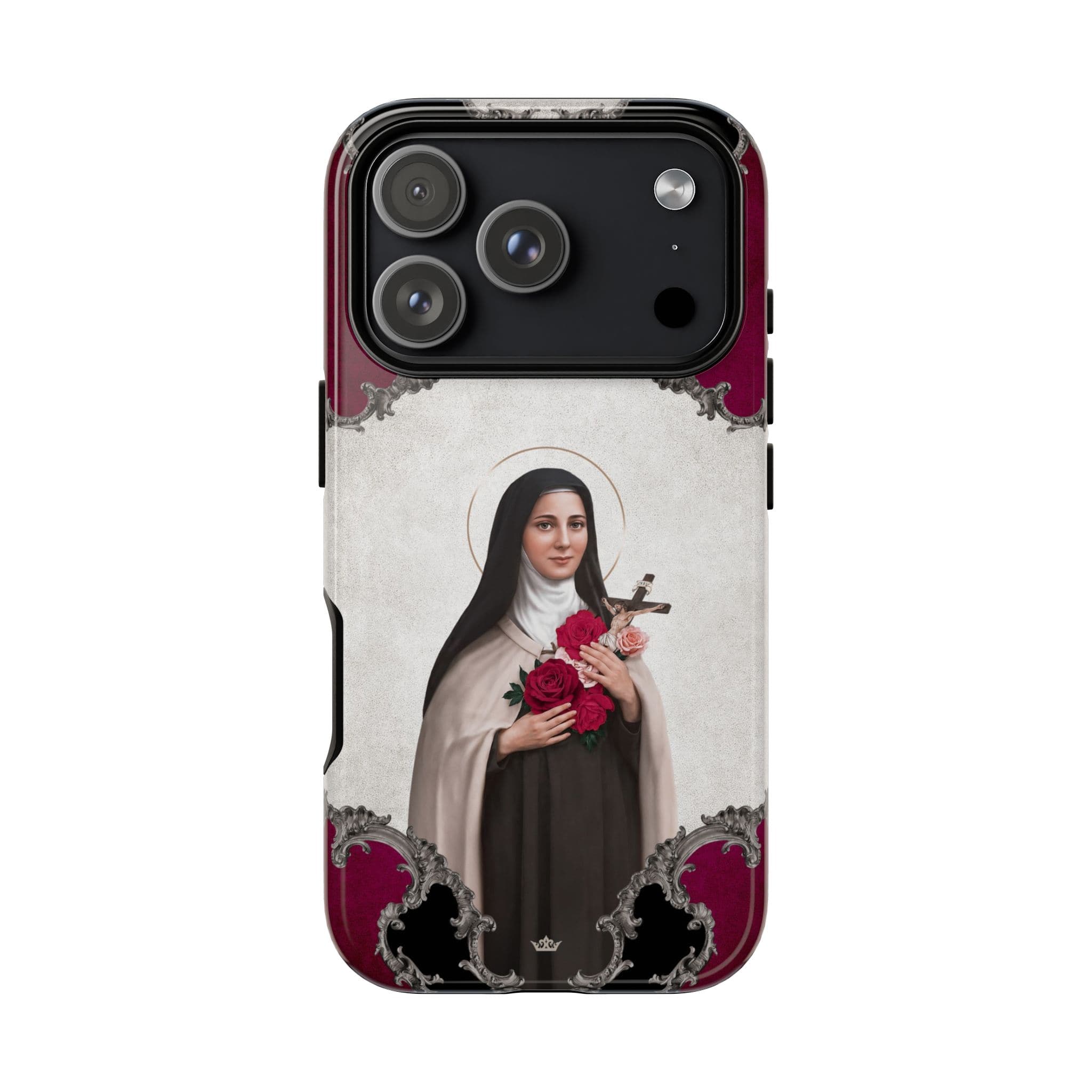 St. Therese of Lisieux Hard Phone Case (Baroque) Copyright VENXARA