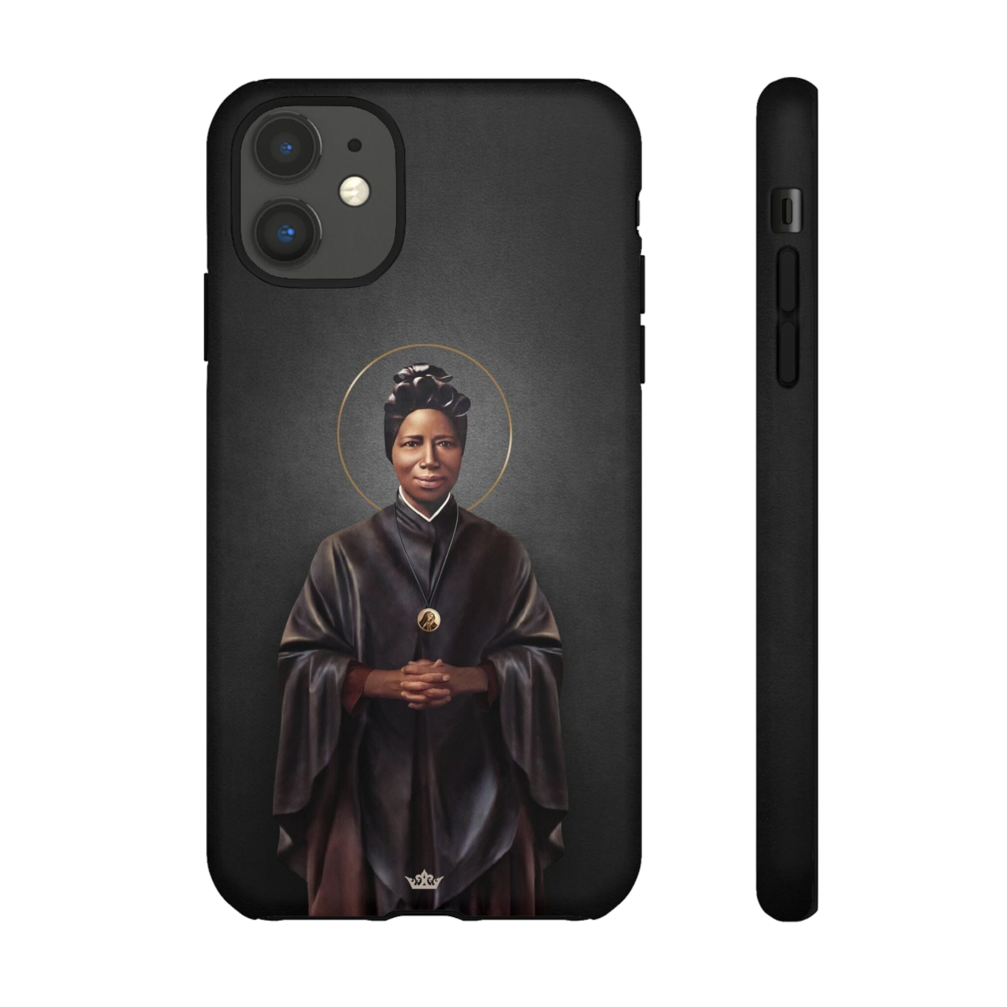 St. Josephine Bakhita Hard Phone Case (Dark)