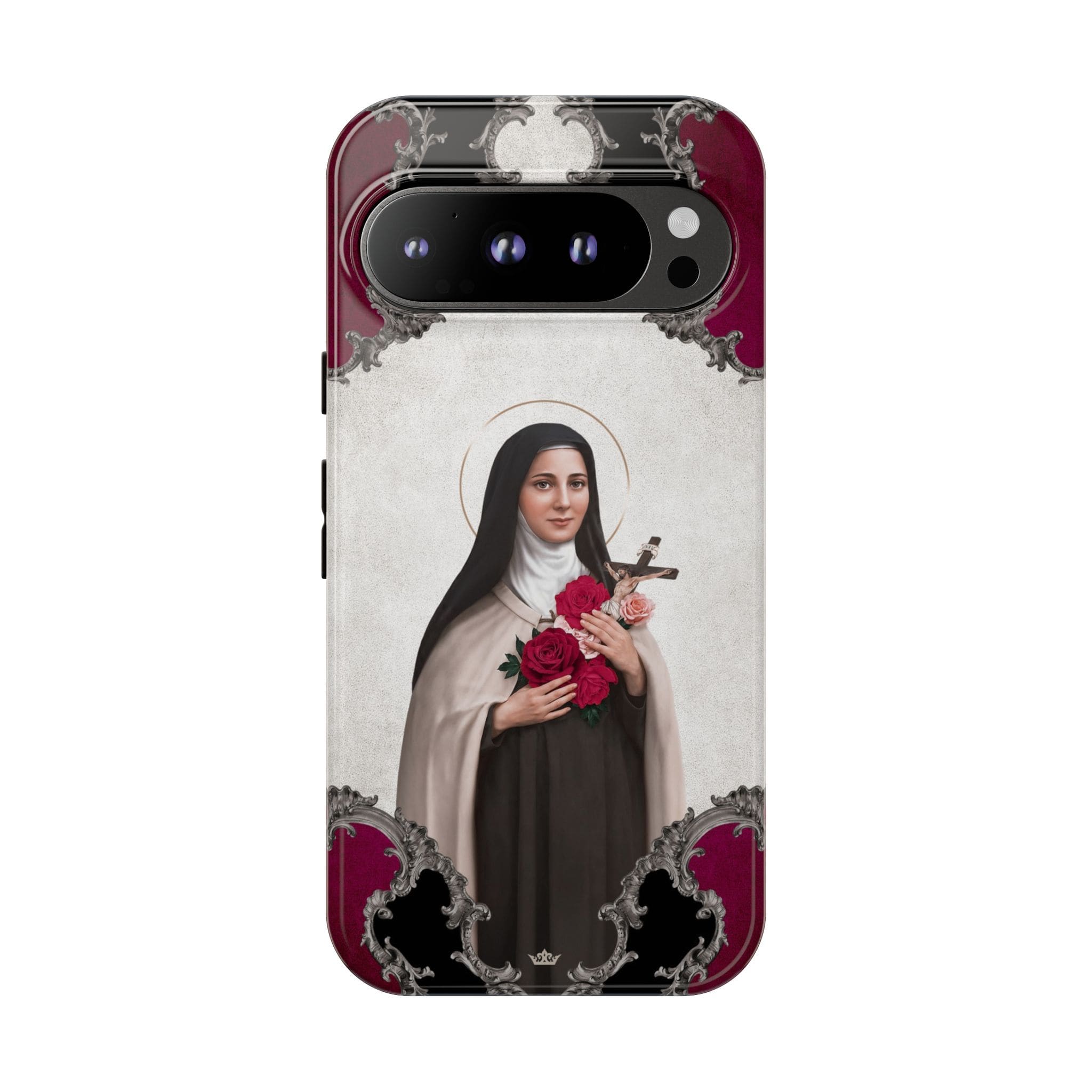 St. Therese of Lisieux Hard Phone Case (Baroque) Copyright VENXARA