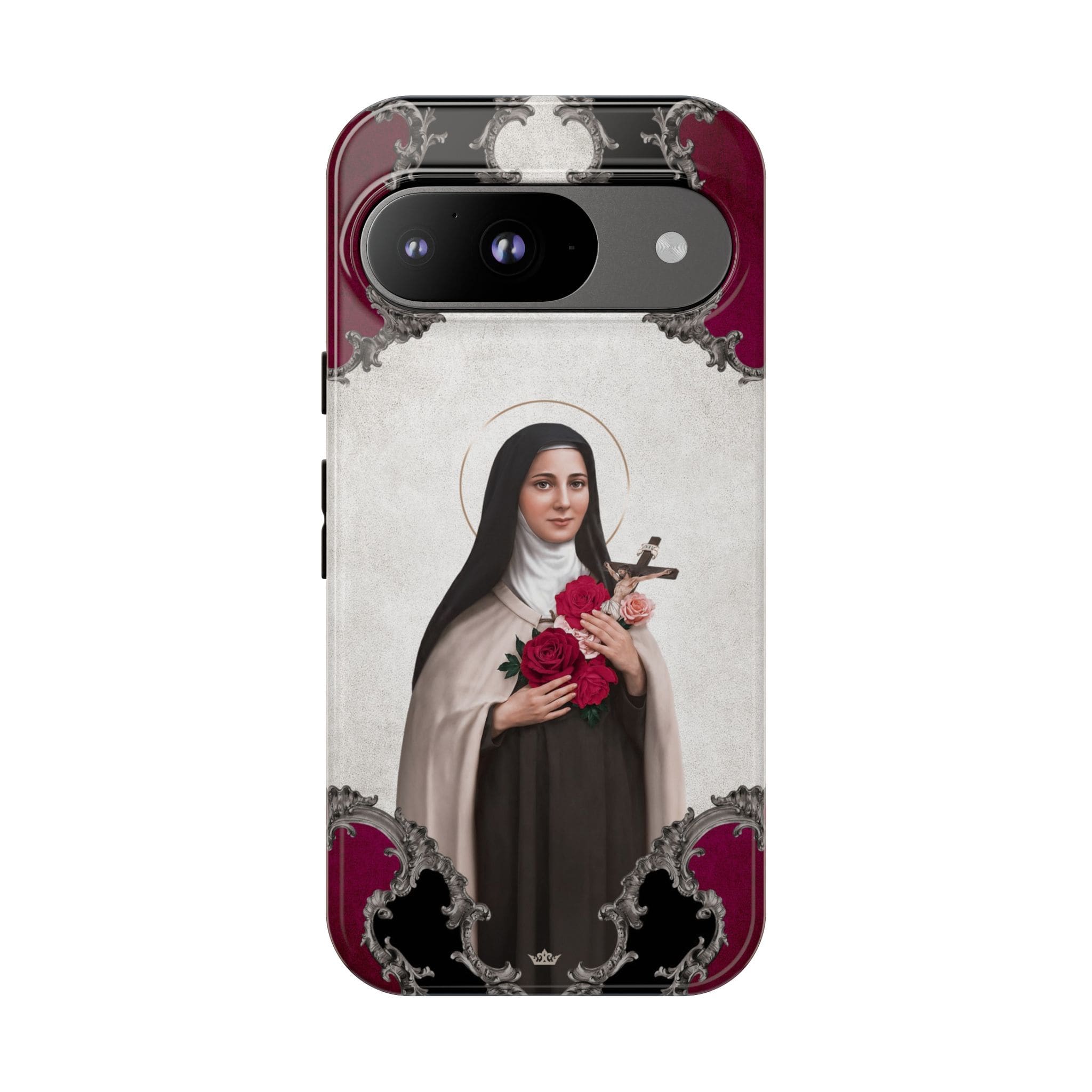 St. Therese of Lisieux Hard Phone Case (Baroque) Copyright VENXARA